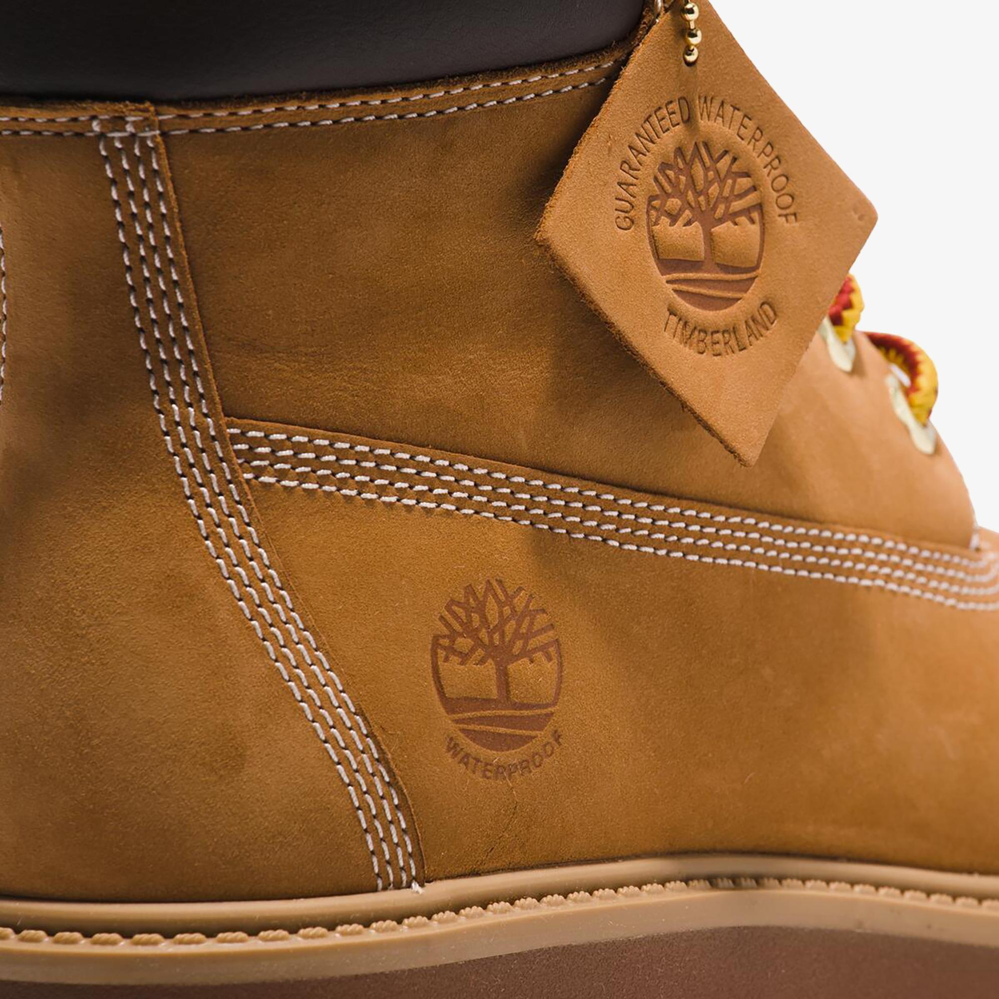 Timberland Stone Street 15 cm Su Geçirmez Platform Kadın Krem Bot