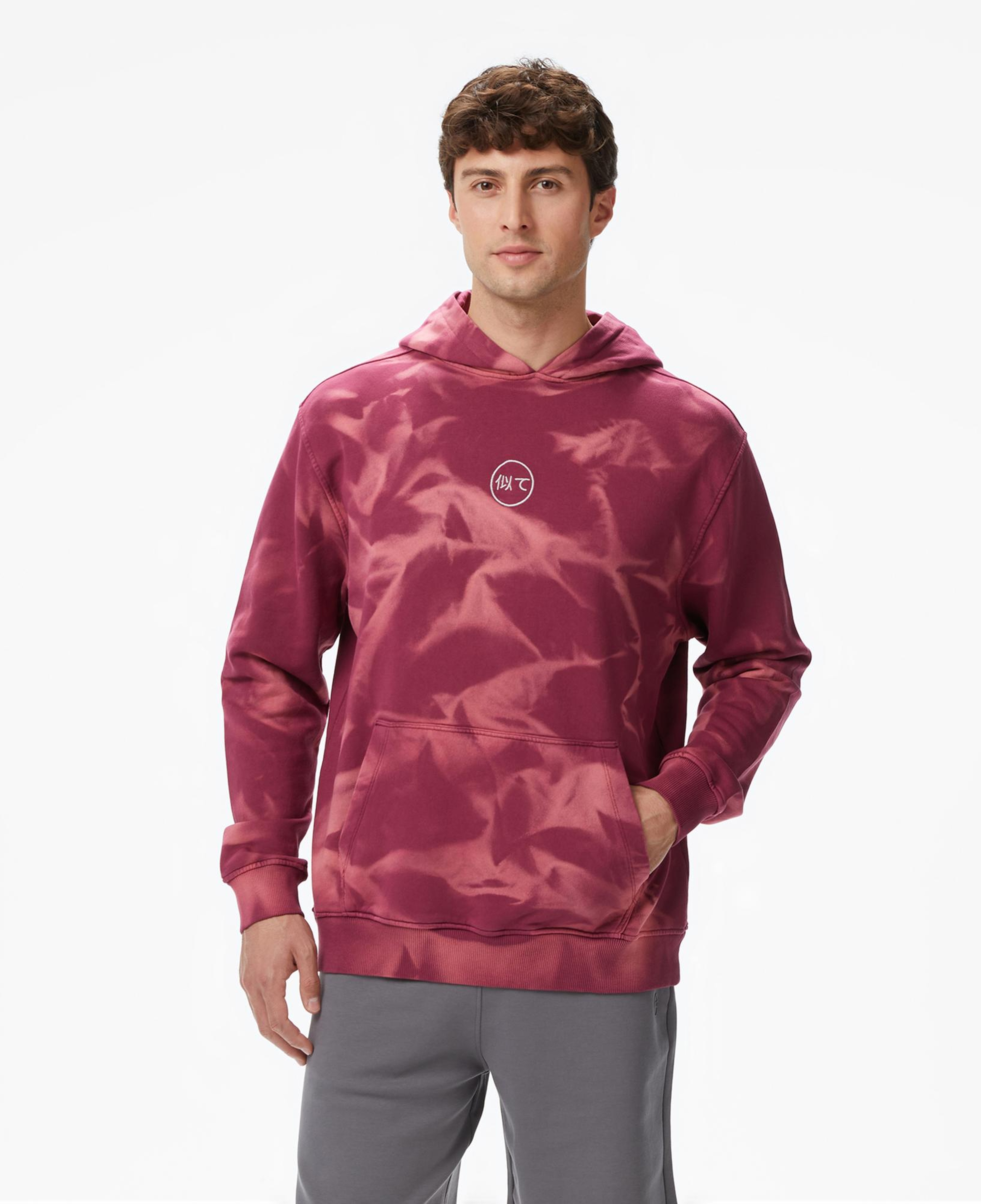 UNITED4 Erkek Bordo Sweatshirt