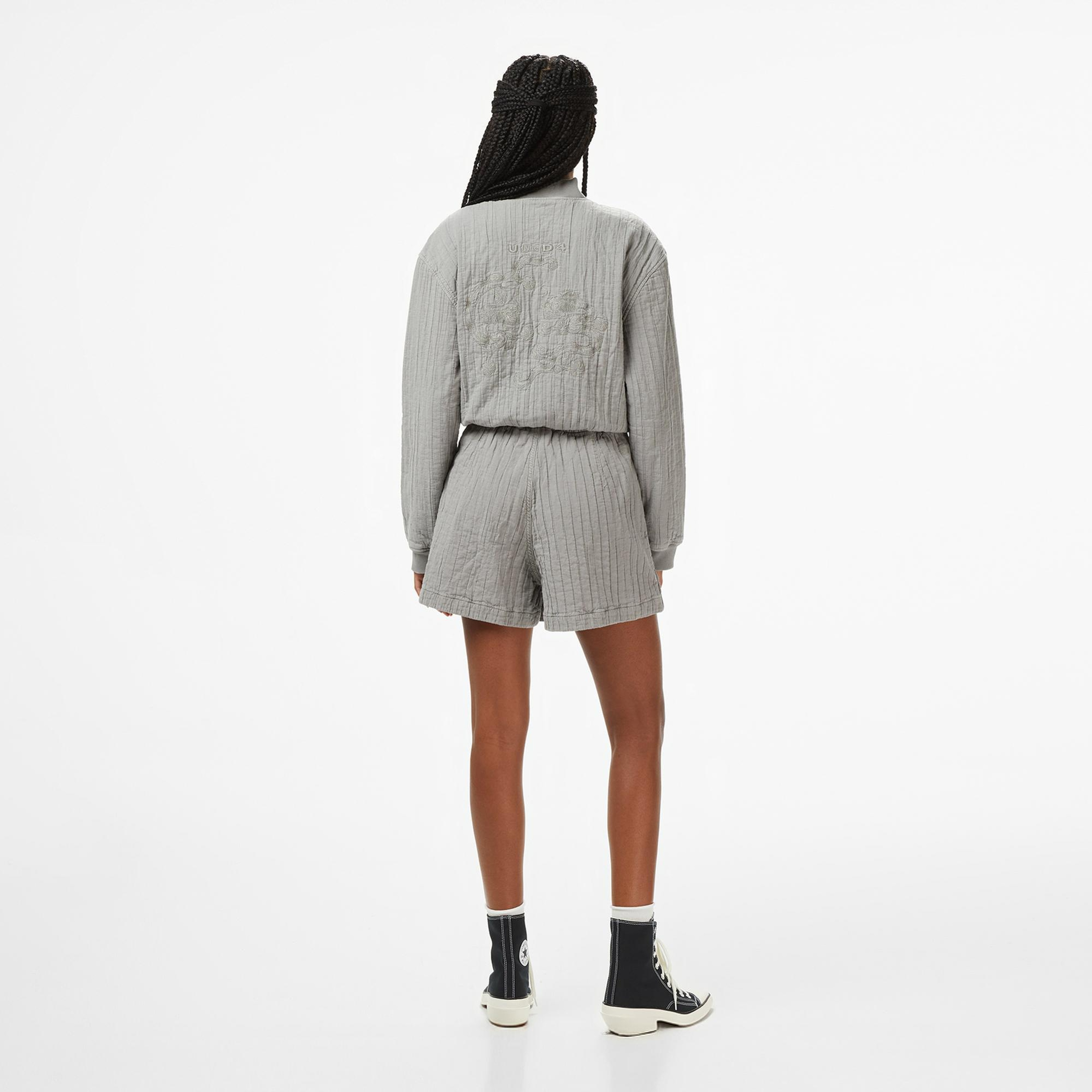 UNITED4 Kadın Gri Etek