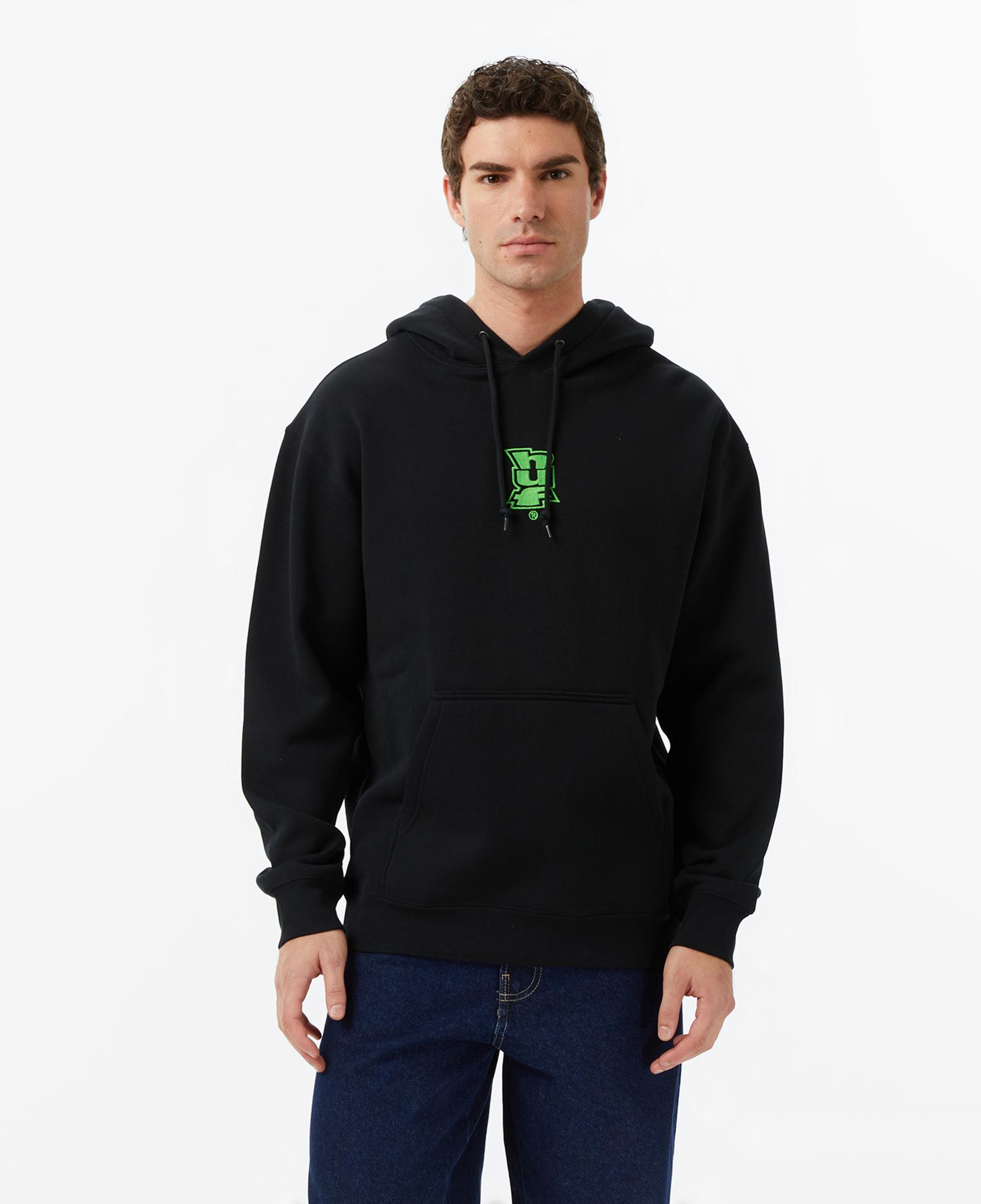 Huf Megablast Pullover Erkek Siyah Hoodie