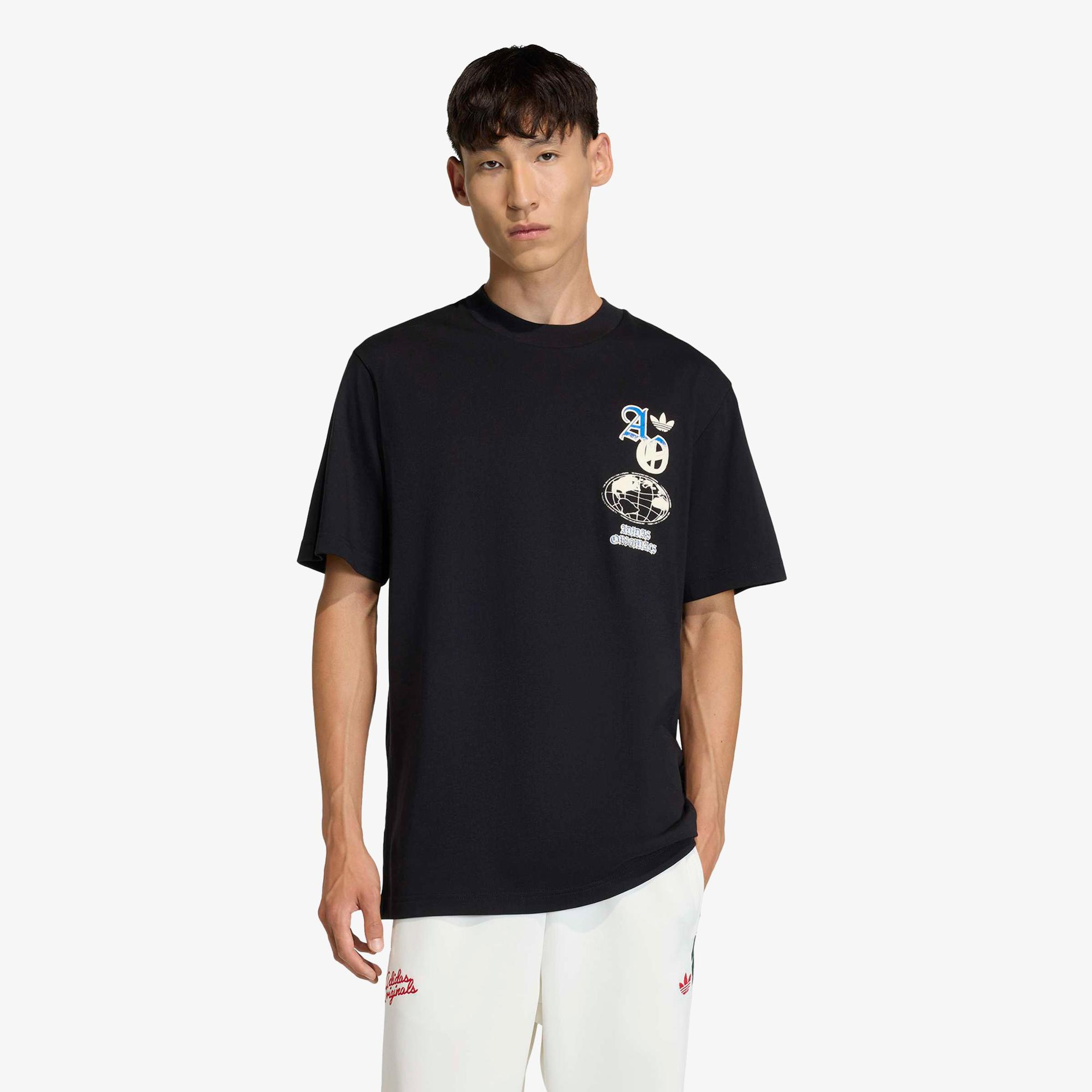 adidas Originals GFX Erkek Siyah T-Shirt
