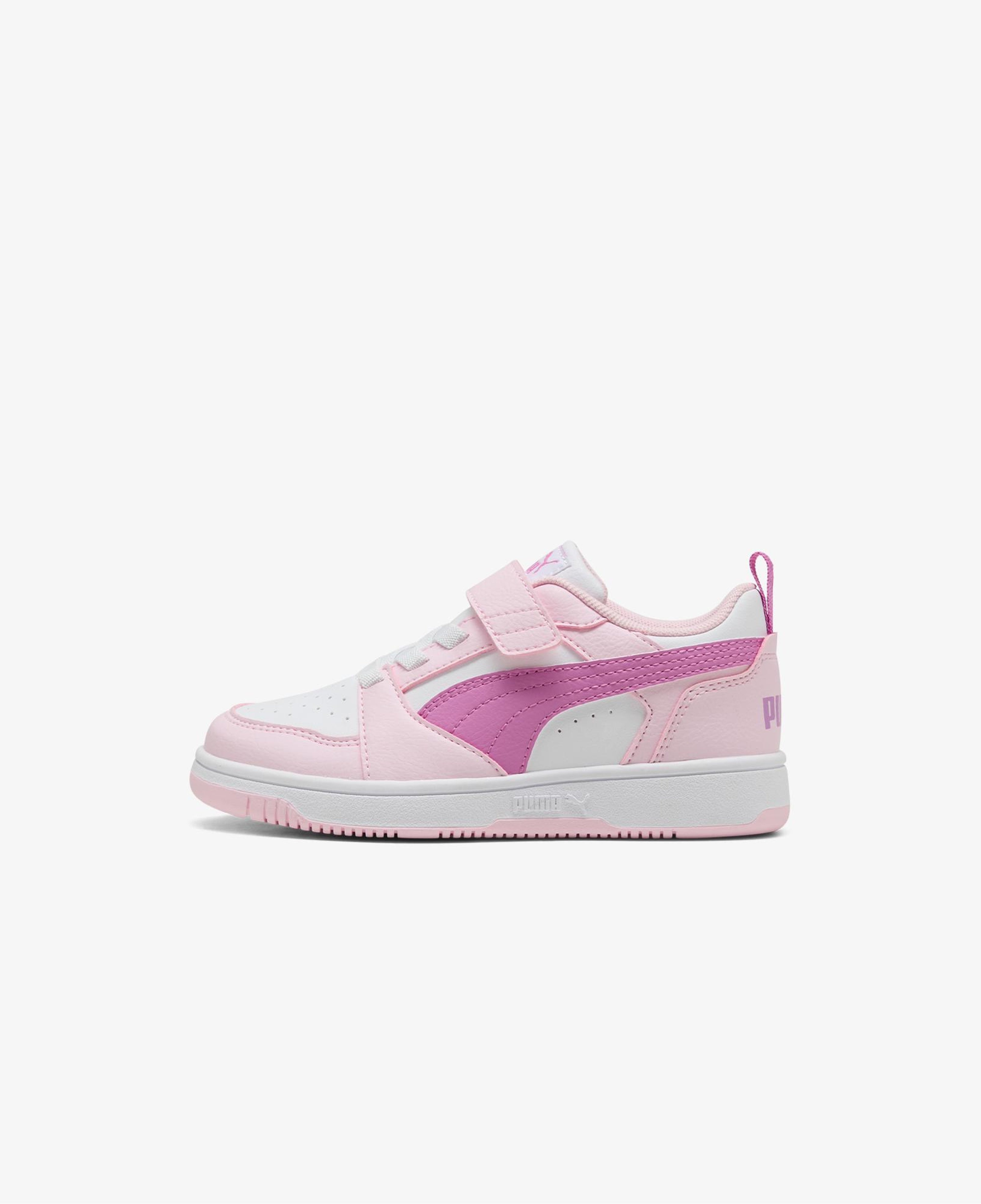 Puma Rebound V6 Low Çocuk Pembe Spor Ayakkabı