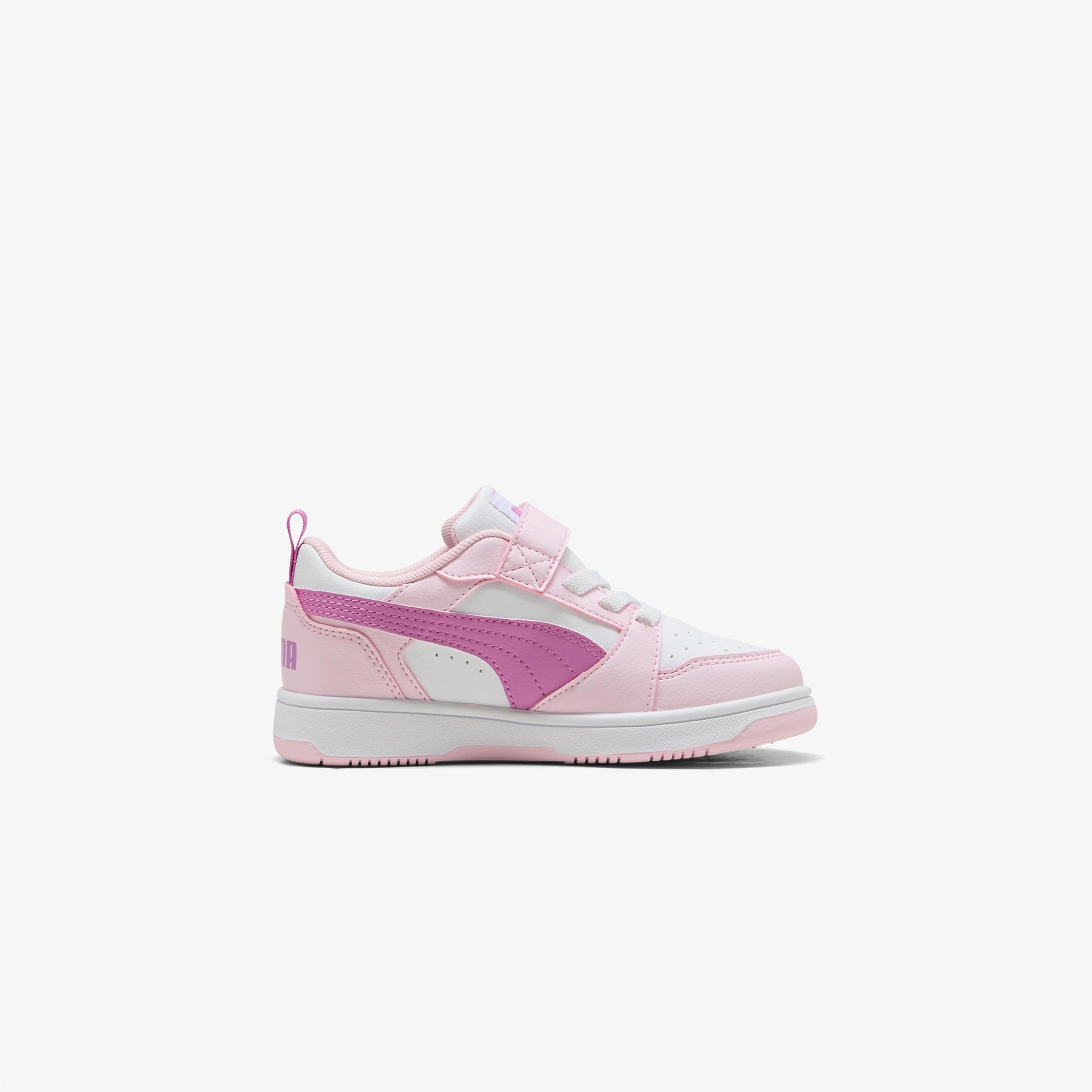 Puma Rebound V6 Low Çocuk Pembe Spor Ayakkabı