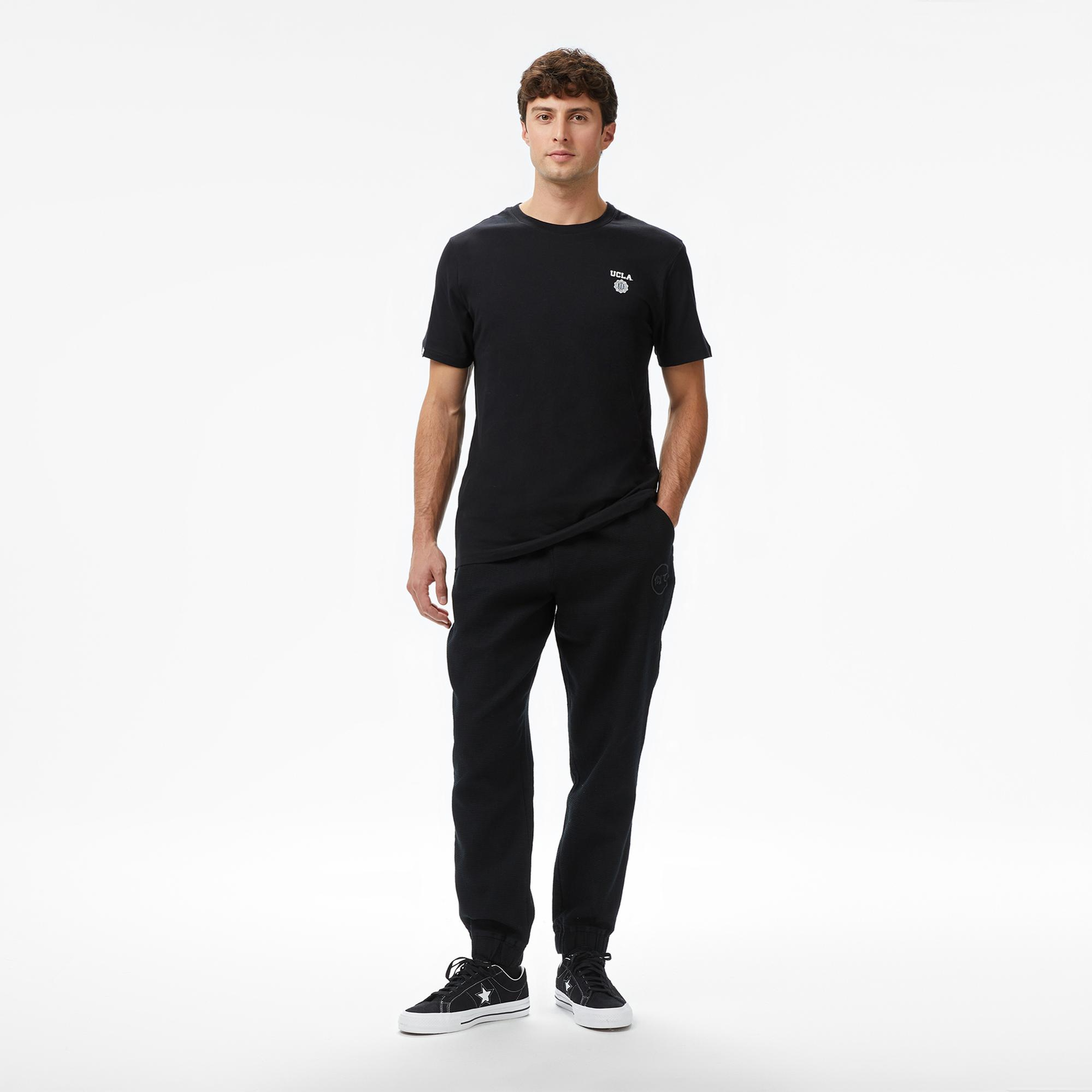 UNITED4 Erkek Siyah Pantolon