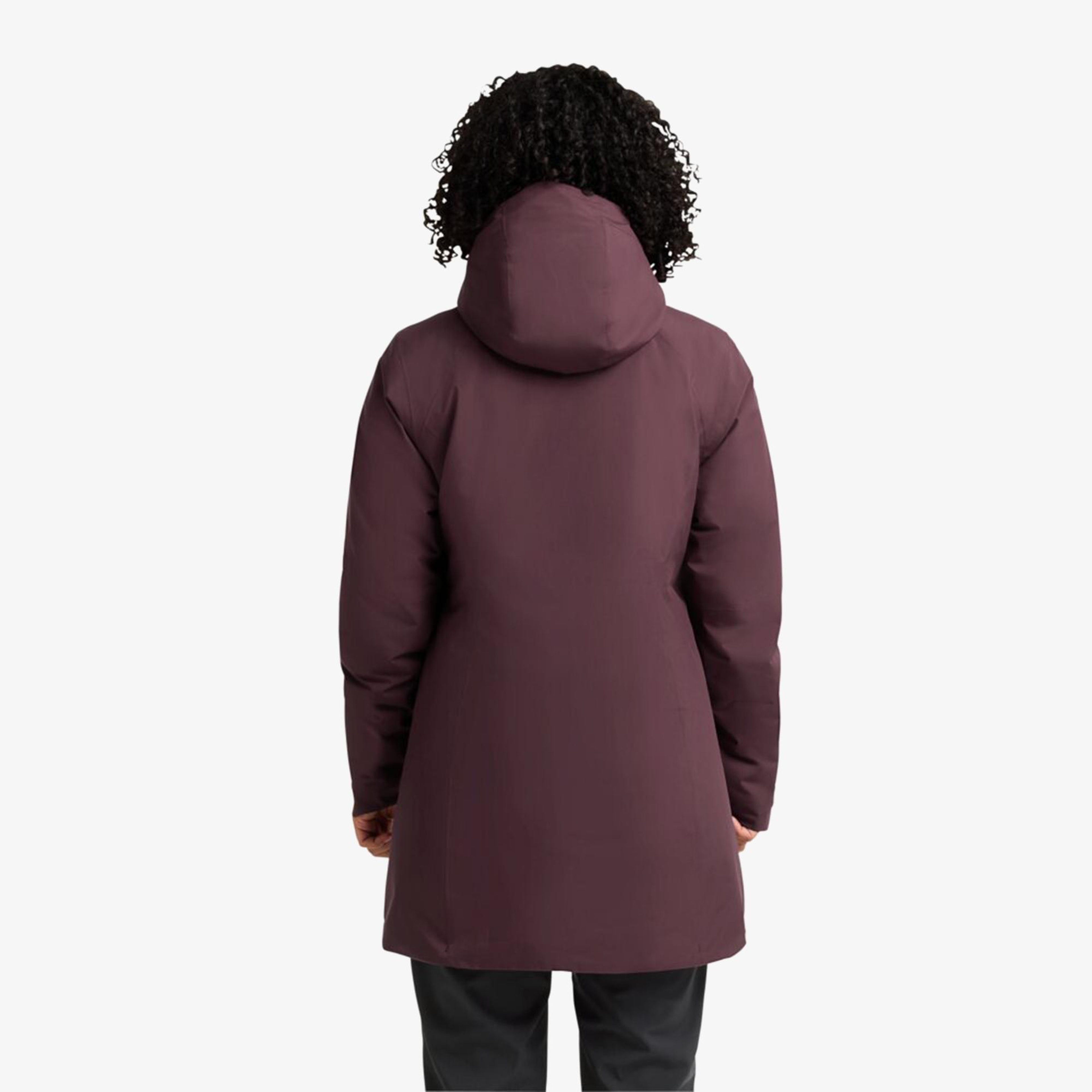 Jack Wolfskin Heidelstein Insulated Kadın Mor Ceket