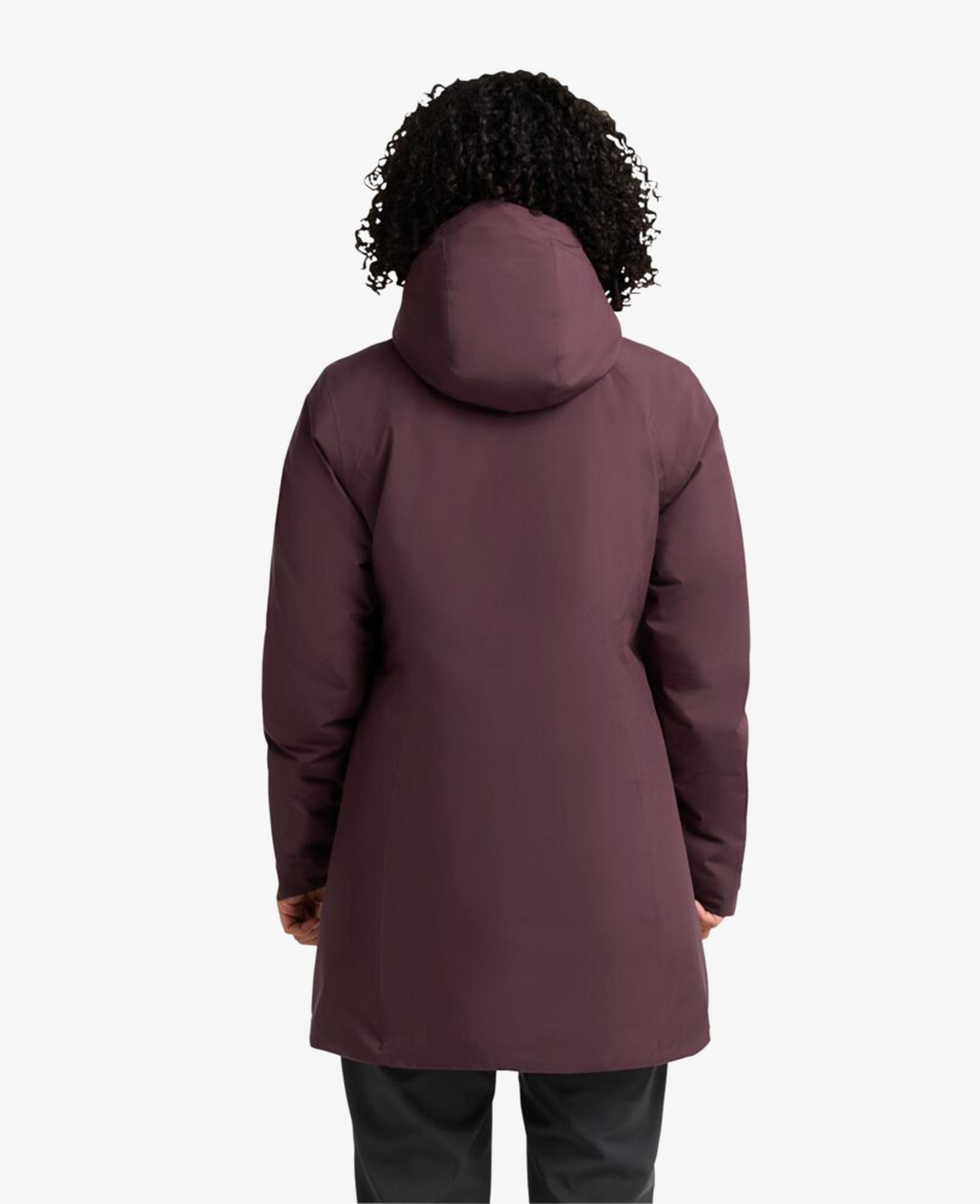 Jack Wolfskin Heidelstein Insulated Kadın Mor Ceket