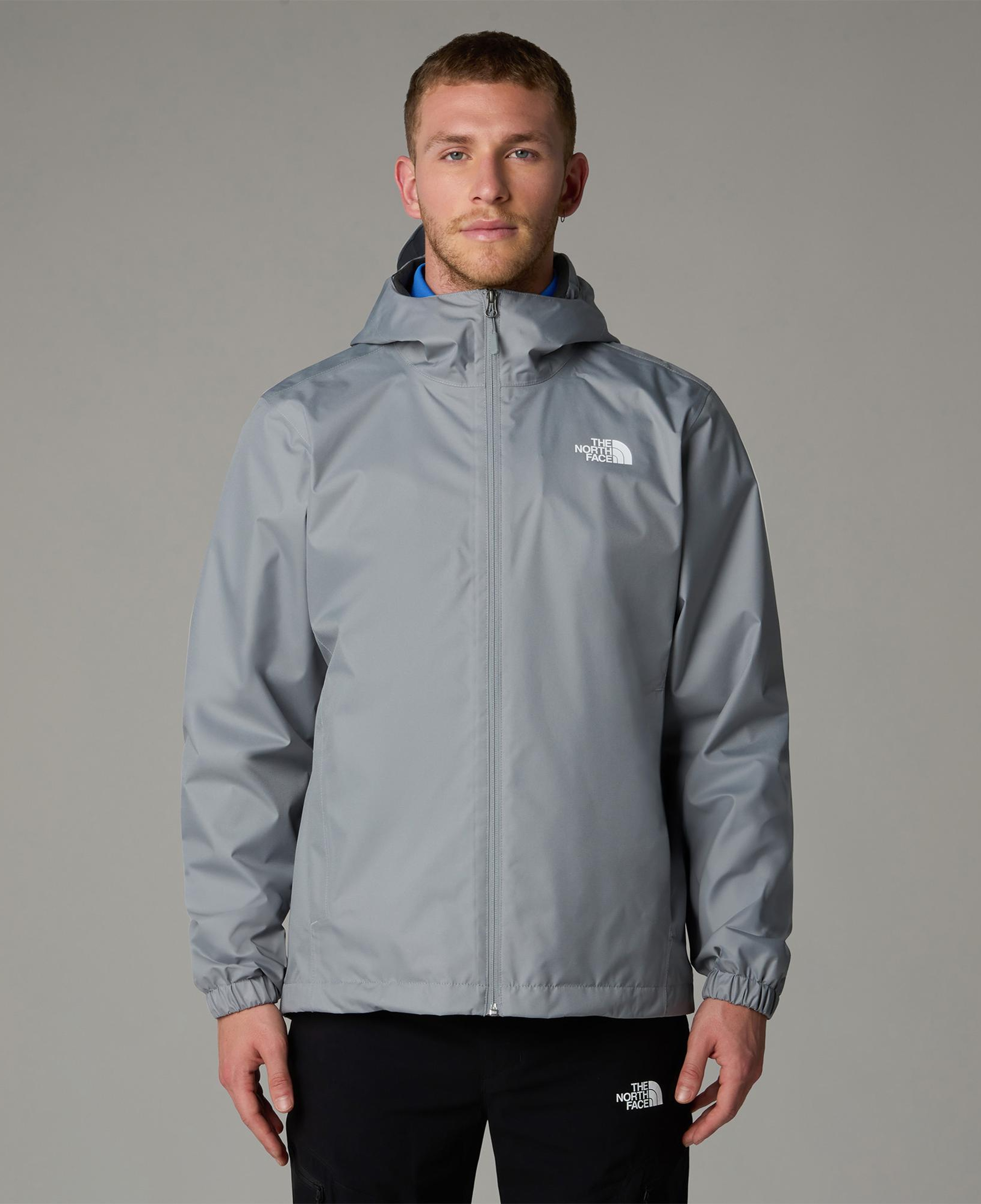 The North Face Quest Kapüşonlu Erkek Gri Mont