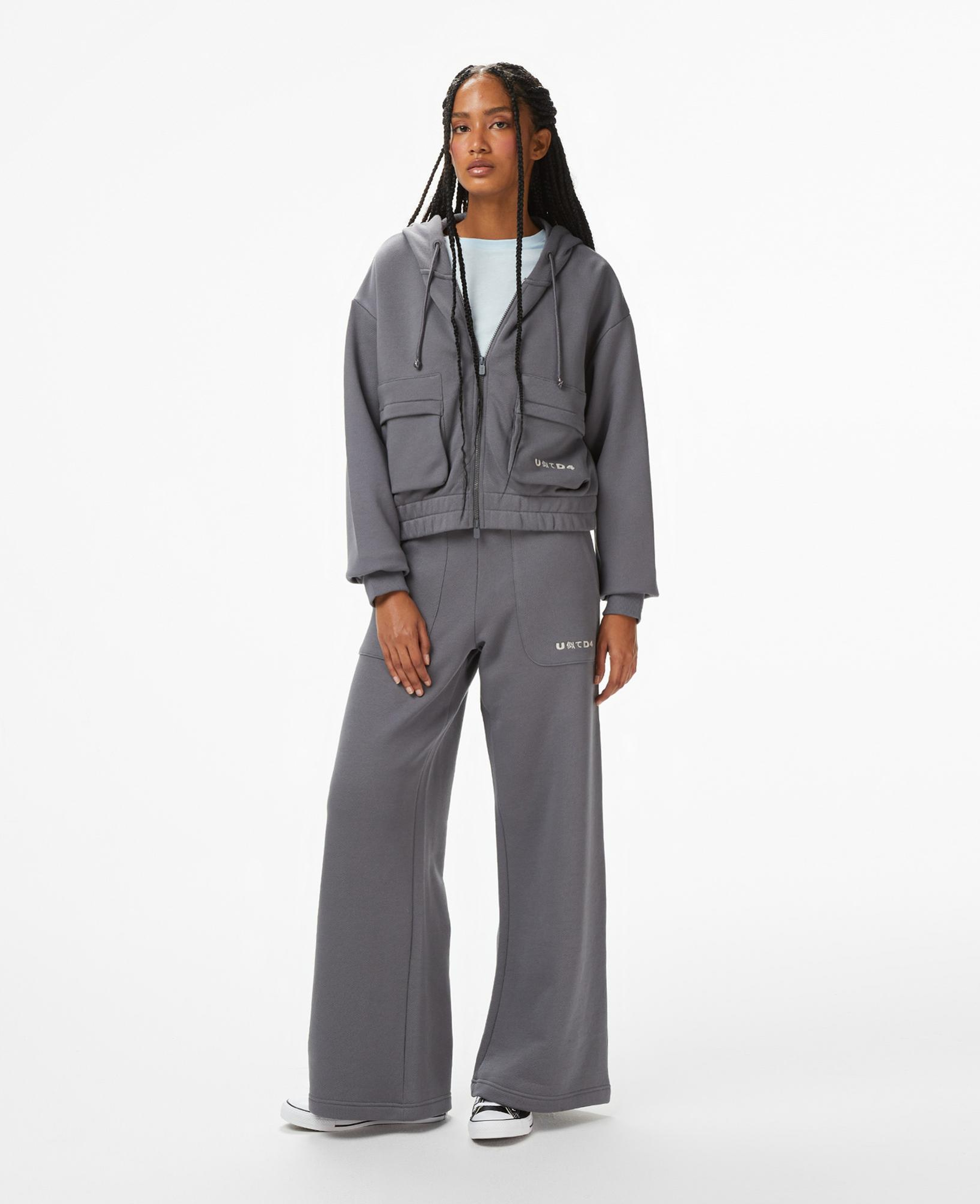 UNITED4 Kadın Gri Eşofman Altı