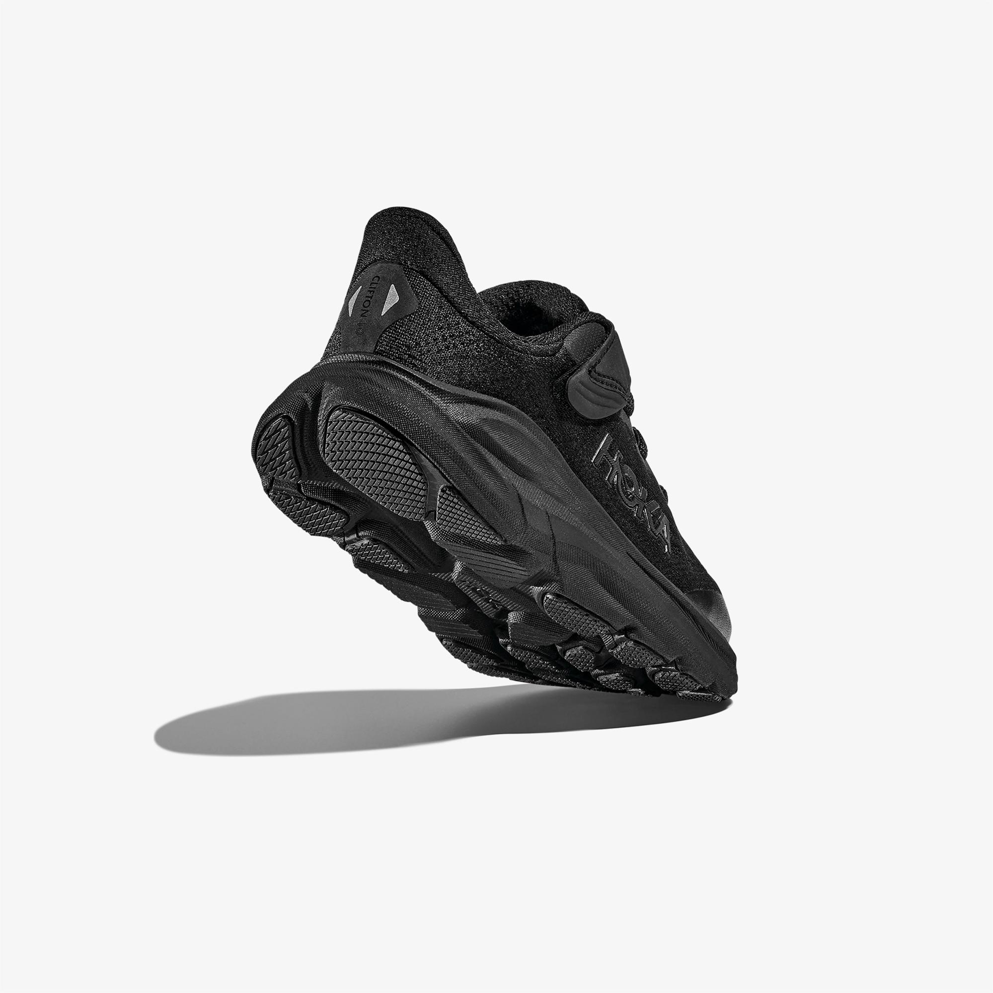 Hoka Clifton 10 Çocuk Siyah Koşu Ayakkabısı