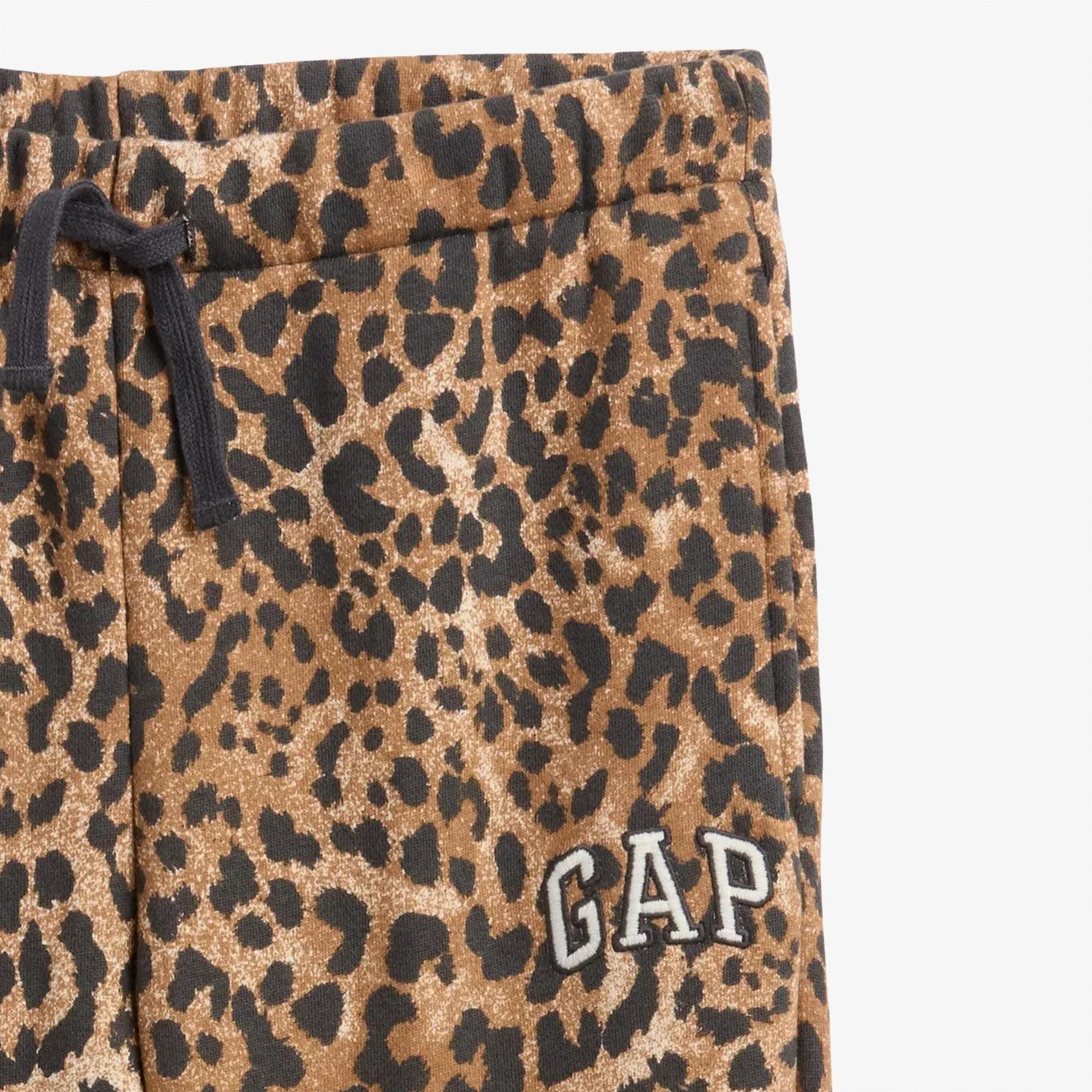 Gap V-Fa Logo Heritage Çocuk Kahverengi Eşofman Altı