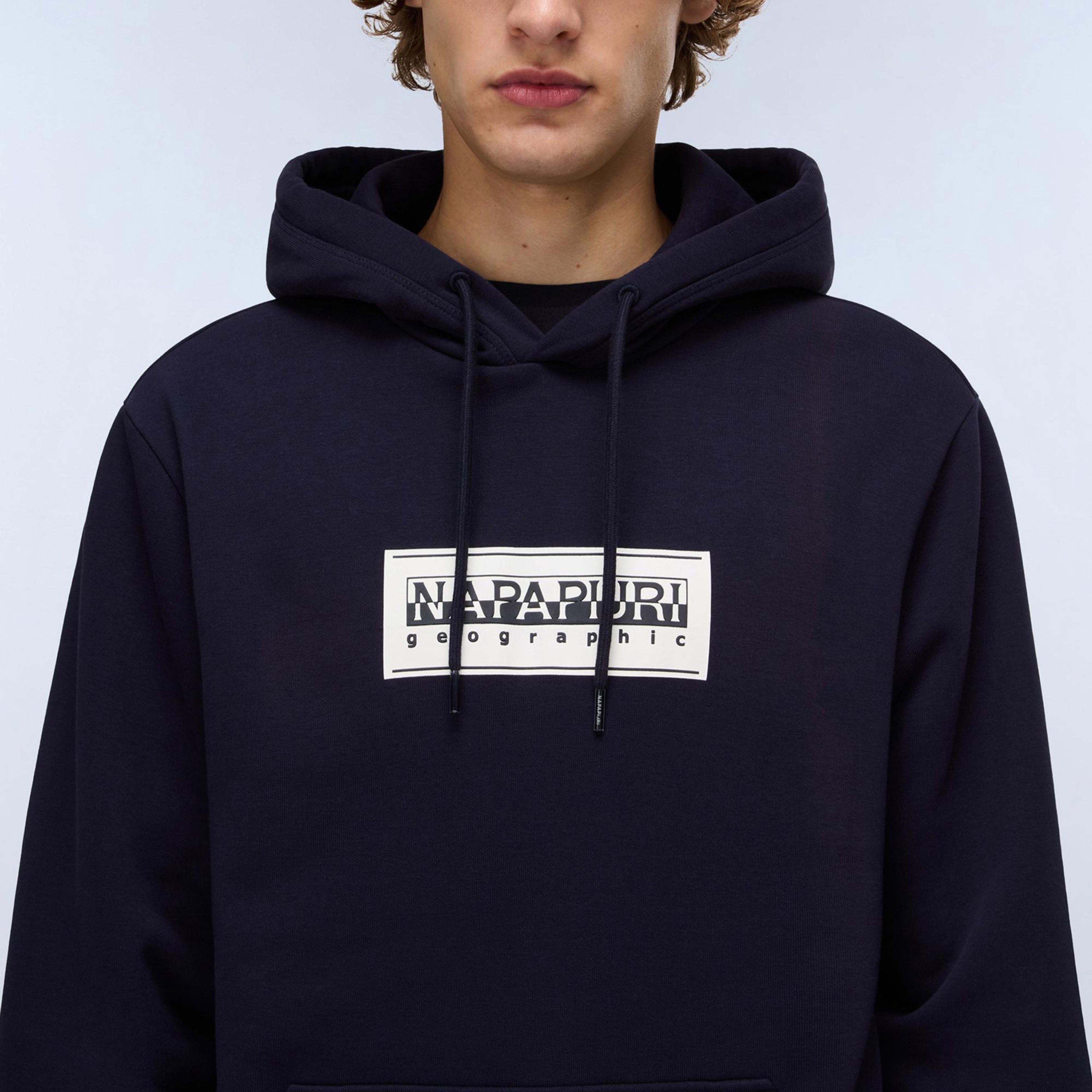 Napapijri Lys Full Zip Erkek Siyah Sweatshirt