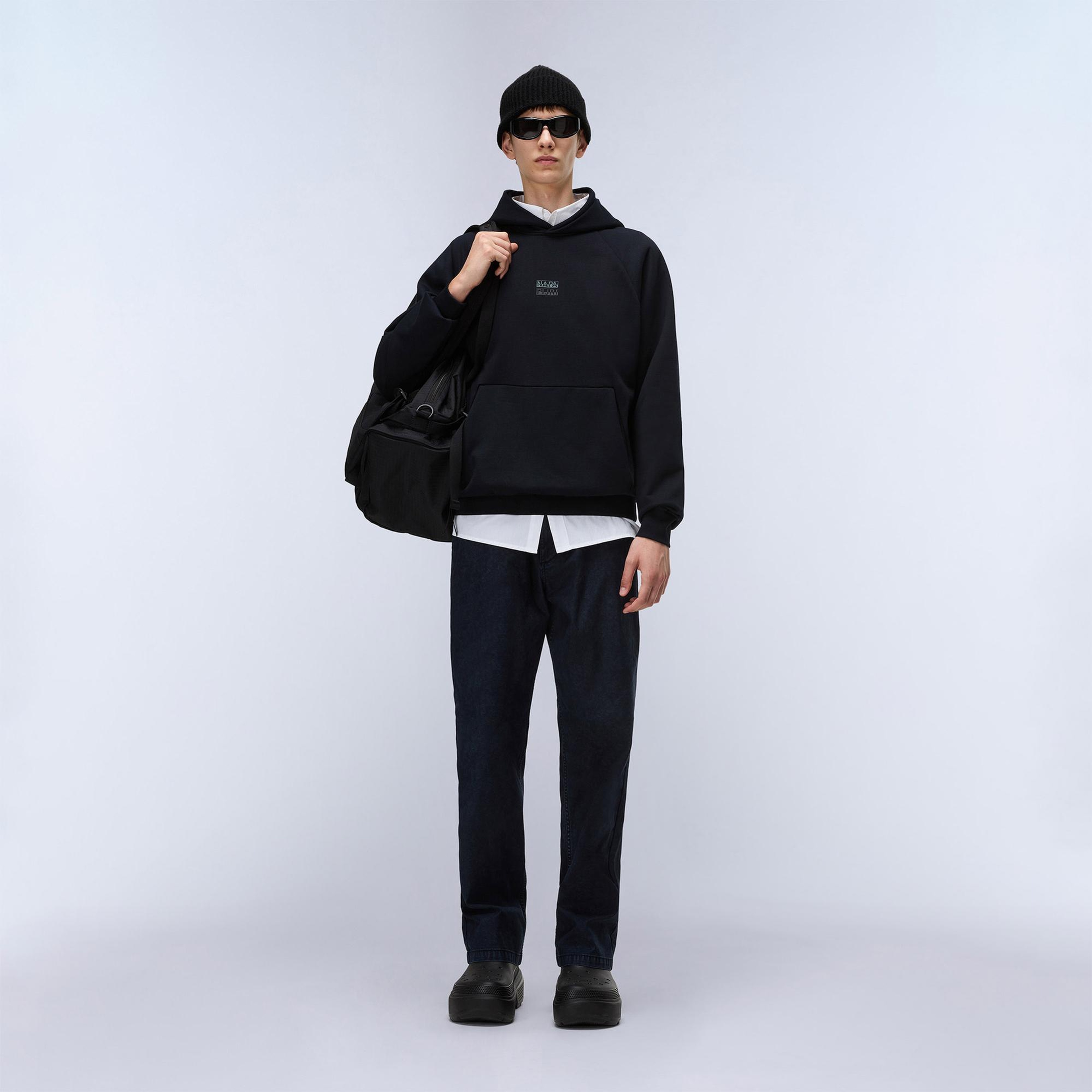 Napapijri Lys Full Zip Erkek Siyah Sweatshirt