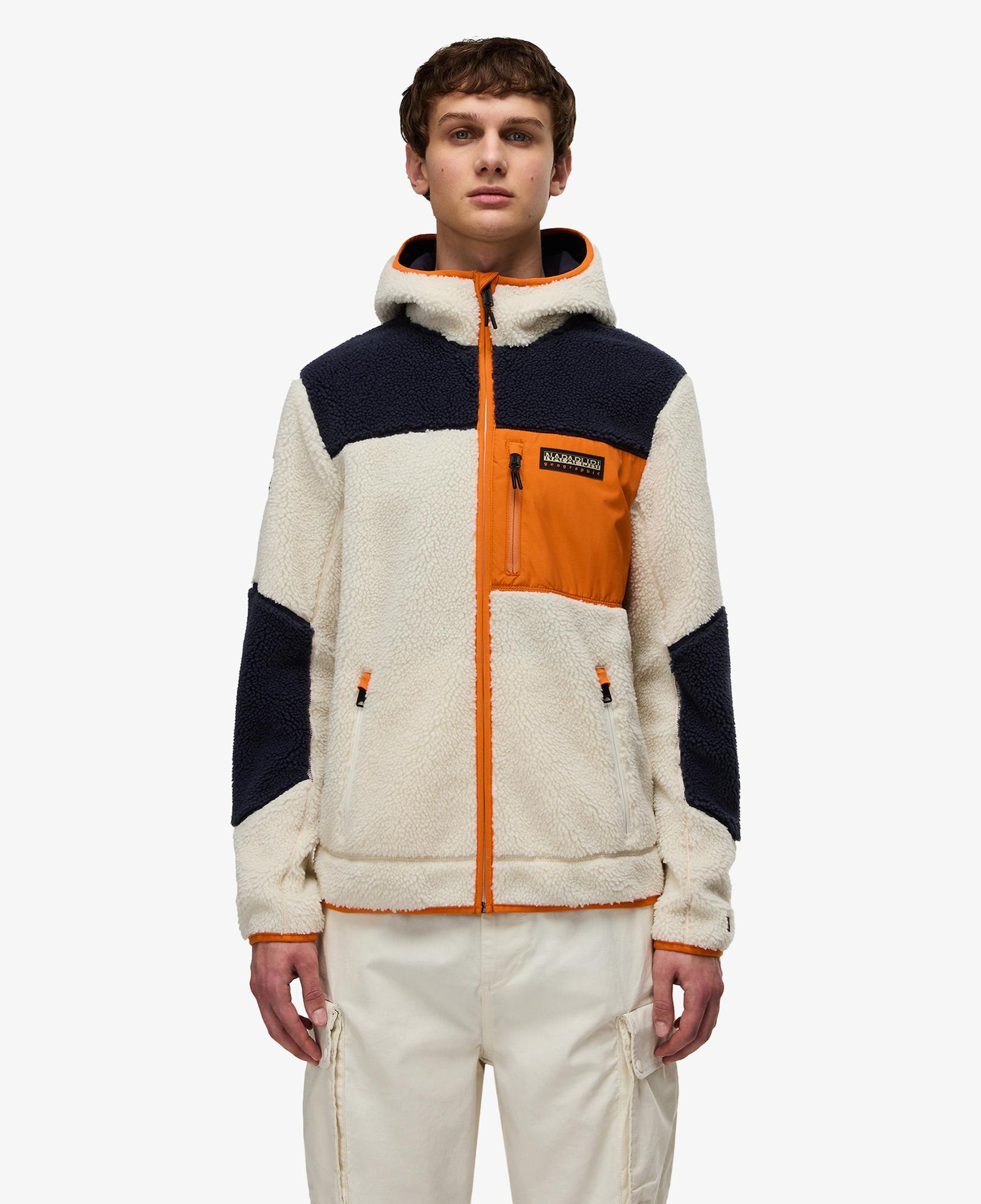 Napapijri Yupik 3 Erkek Krem Polar Ceket