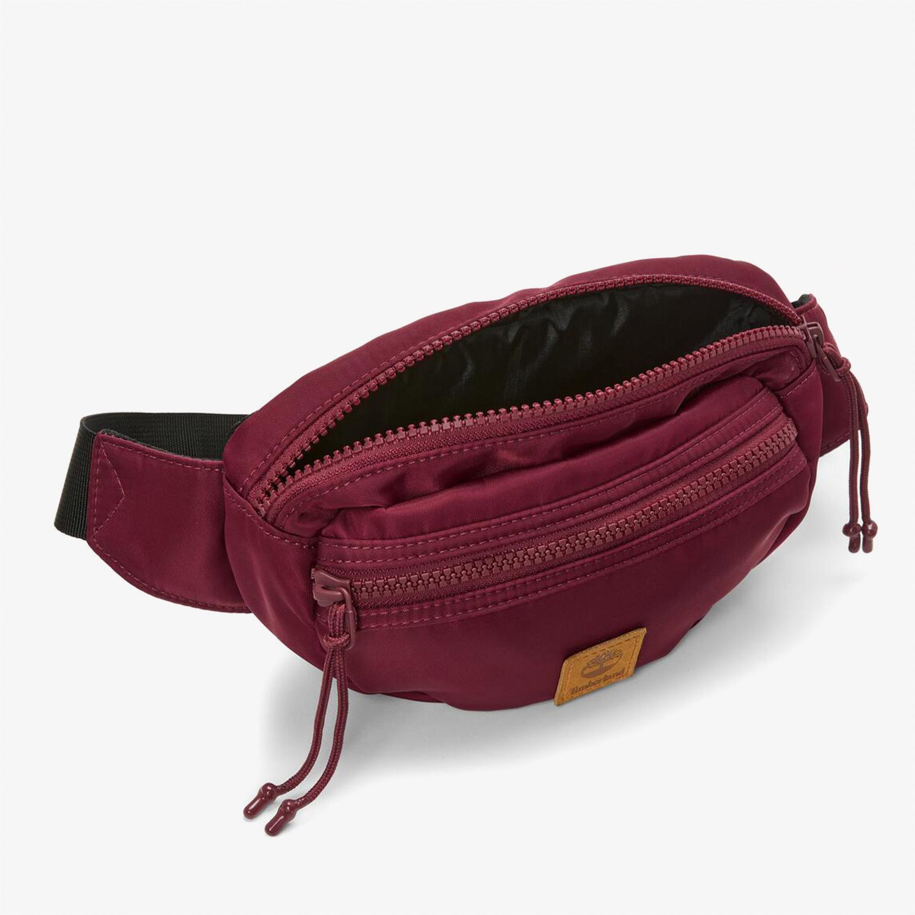 Timberland Nylon Unisex Bordo Bel Çantası
