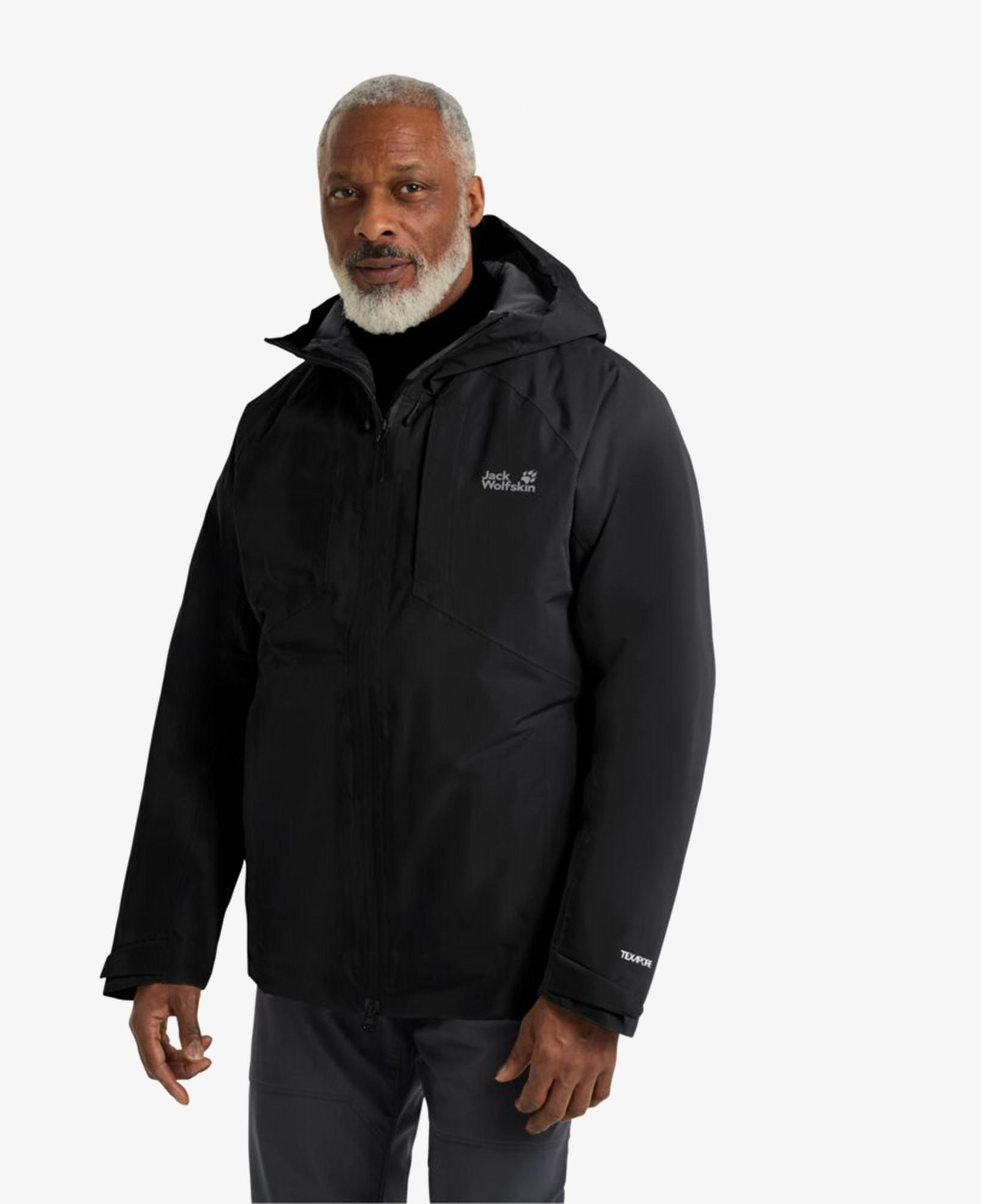 Jack Wolfskin Icecape 2L Down Insulated Erkek Siyah Ceket