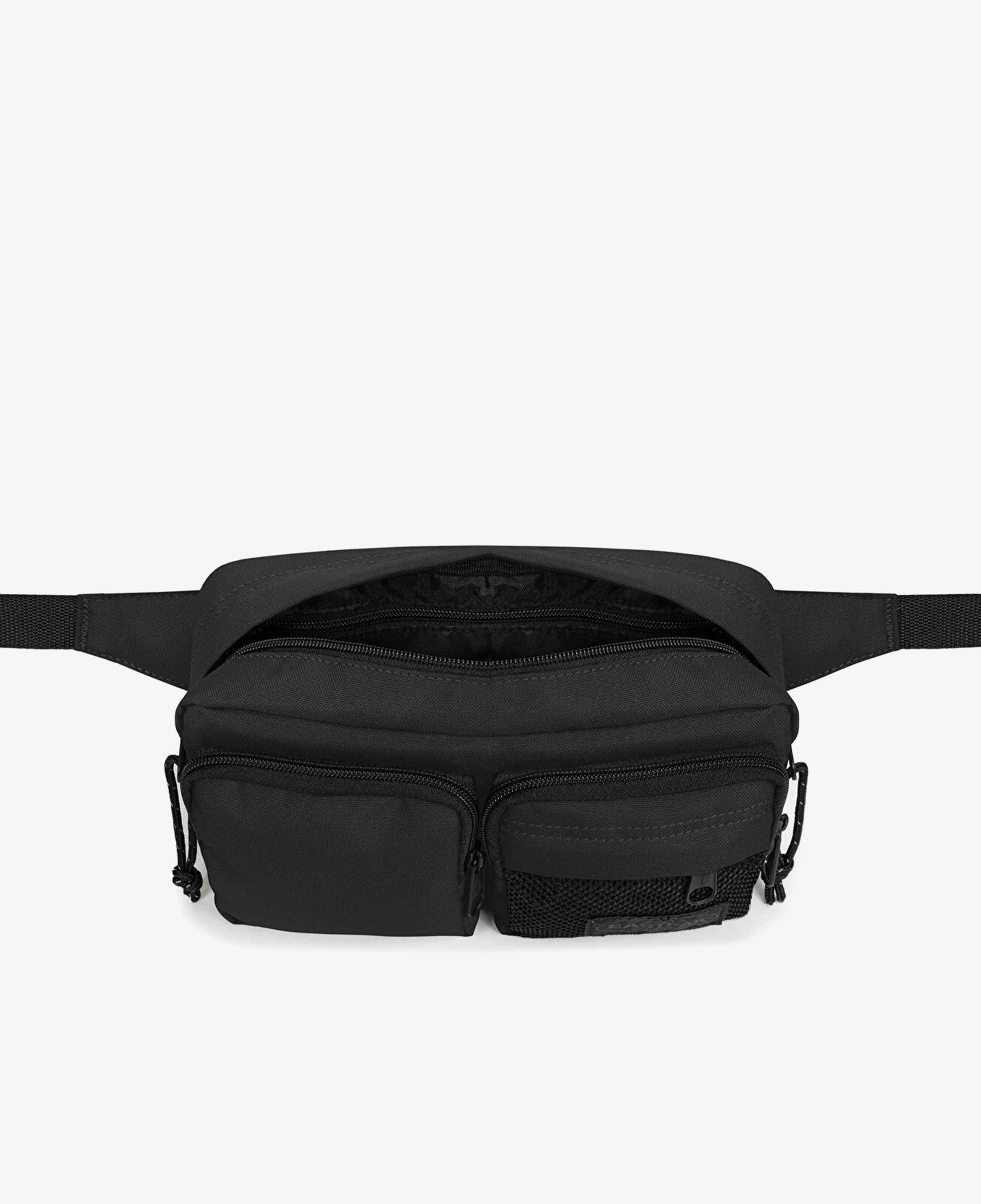 Eatspak Double Crossbody Siyah Bel Çantası