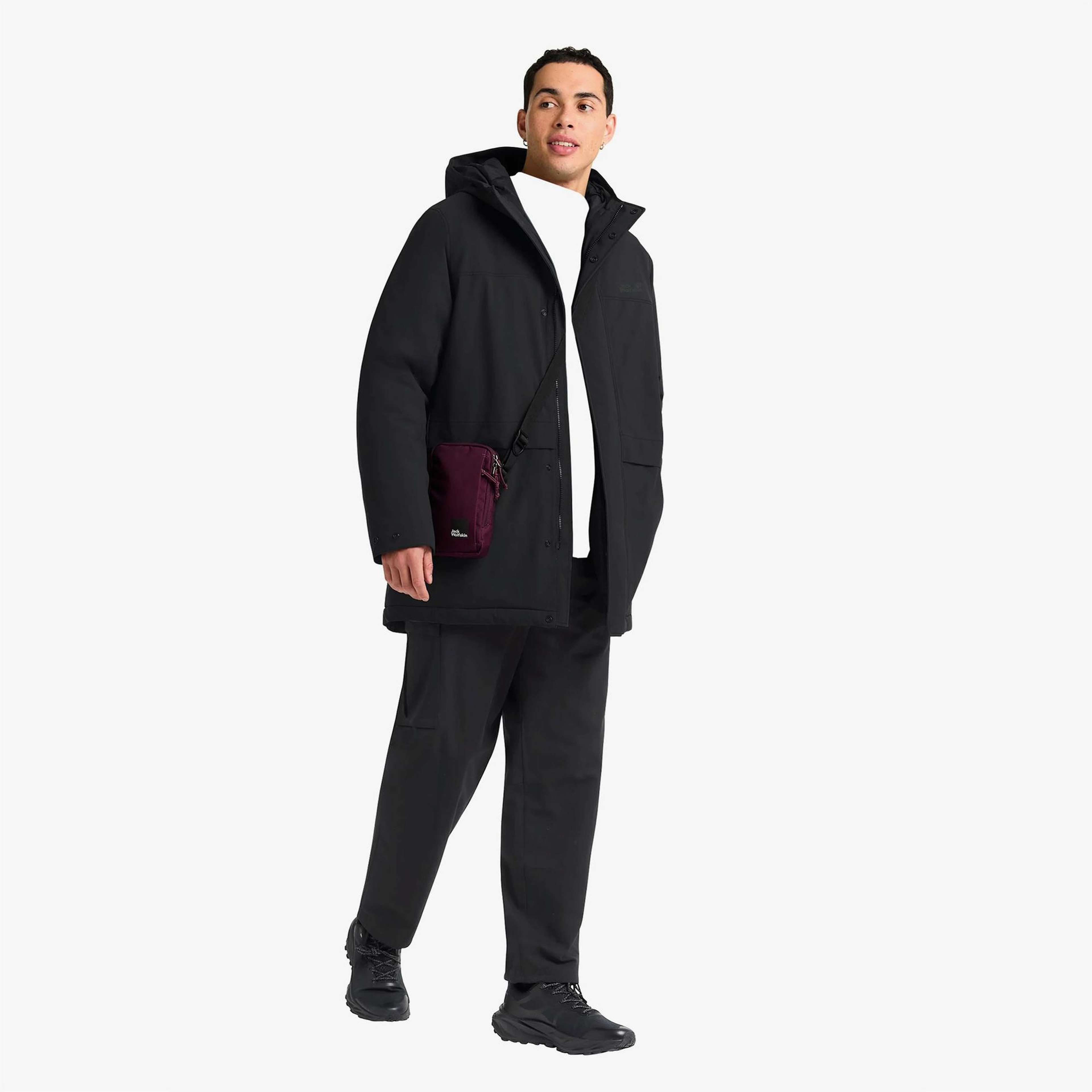 Jack Wolfskin Cold Camp Erkek Siyah Ceket