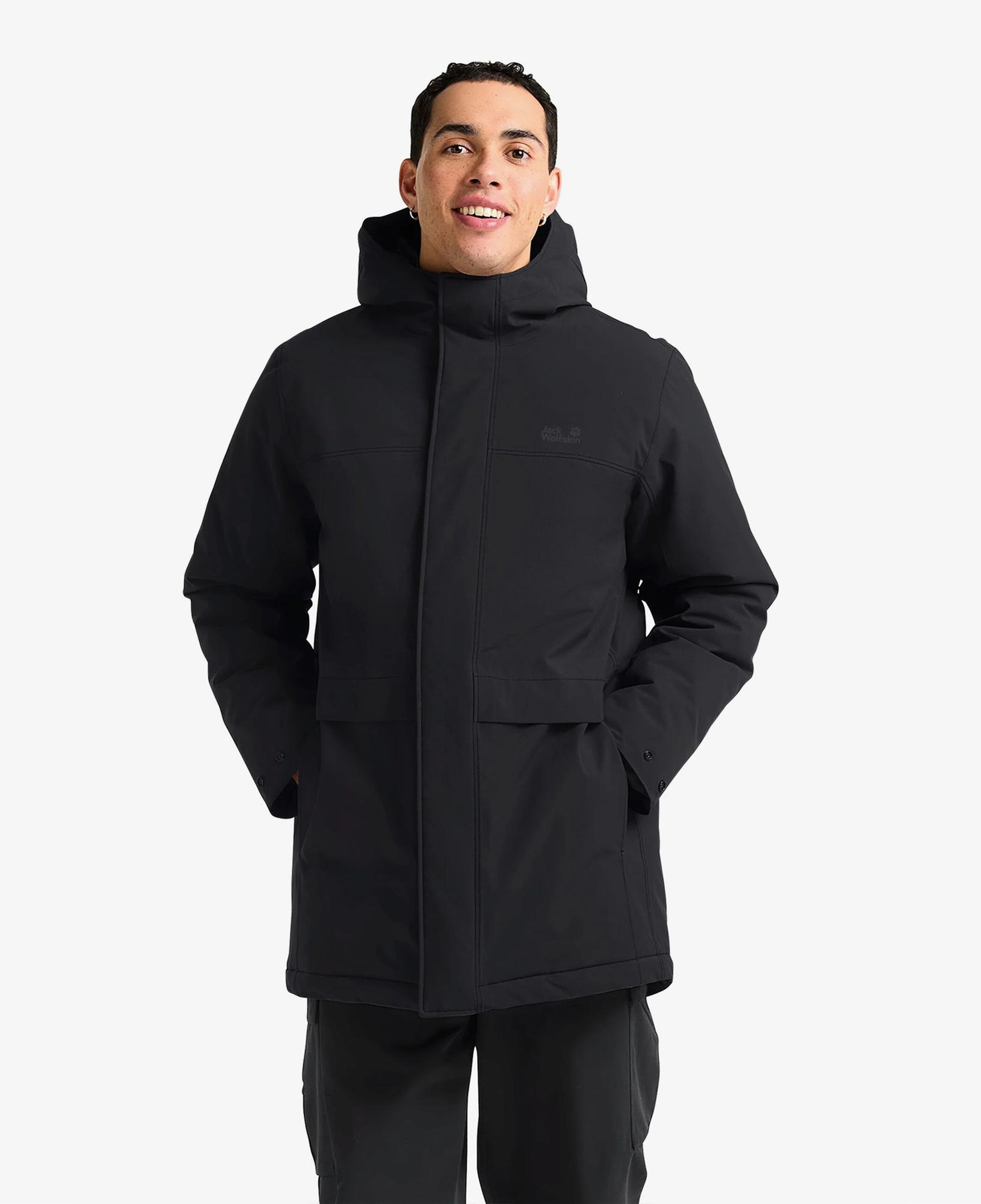 Jack Wolfskin Cold Camp Erkek Siyah Ceket