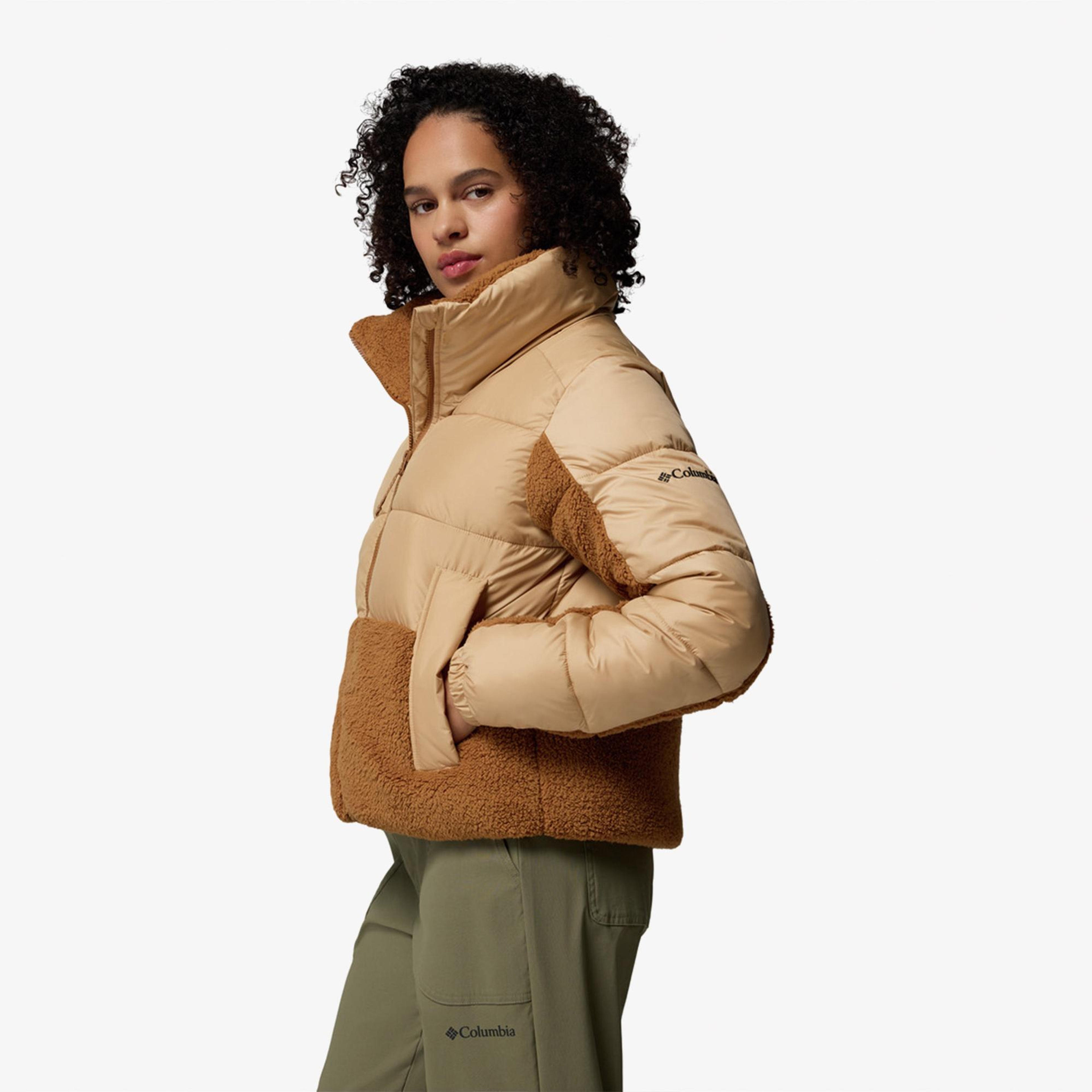 Columbia Leadbetter Point II Kadın Kahverengi Sherpa Mont