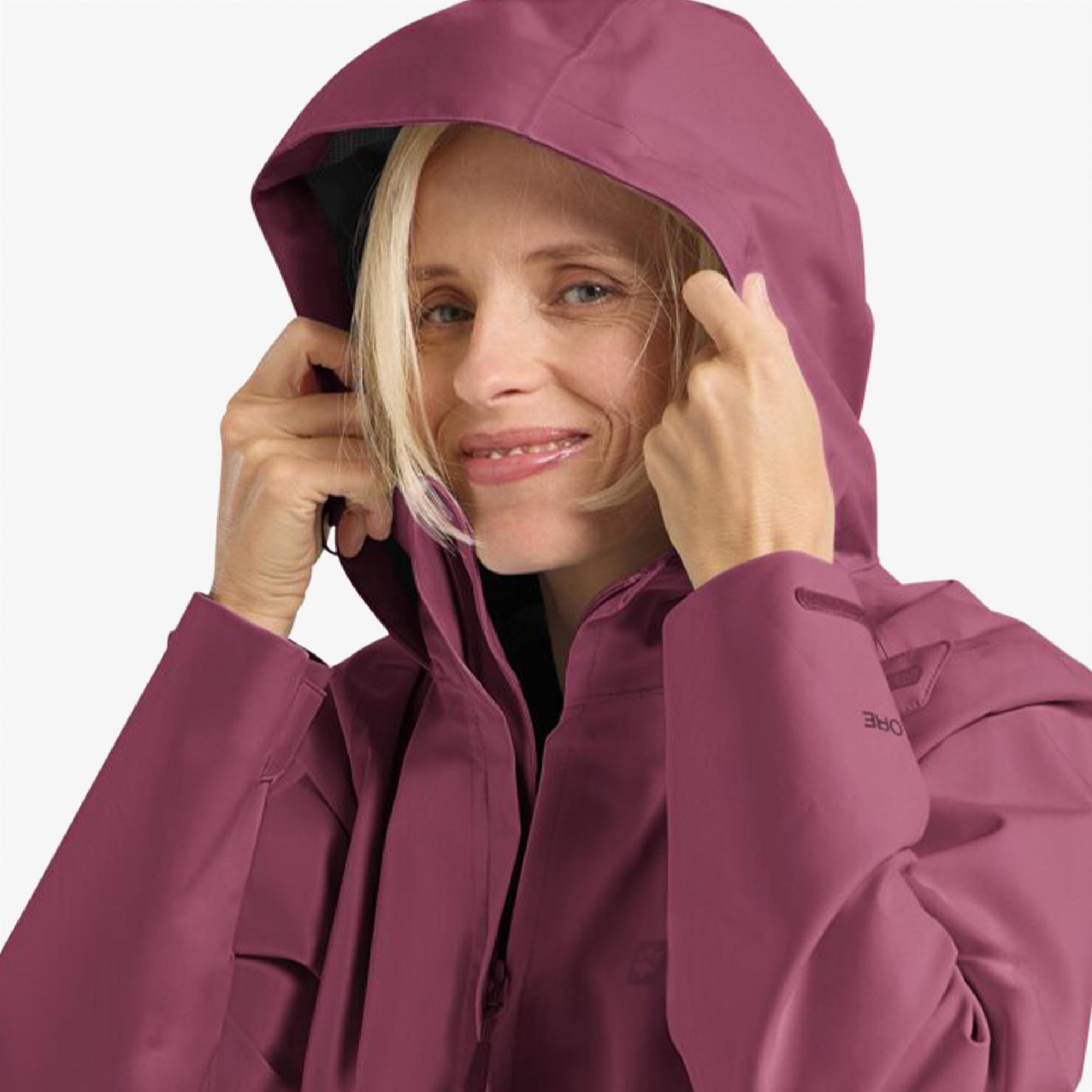 Jack Wolfskin Trailtime 2L Kadın Krem Ceket