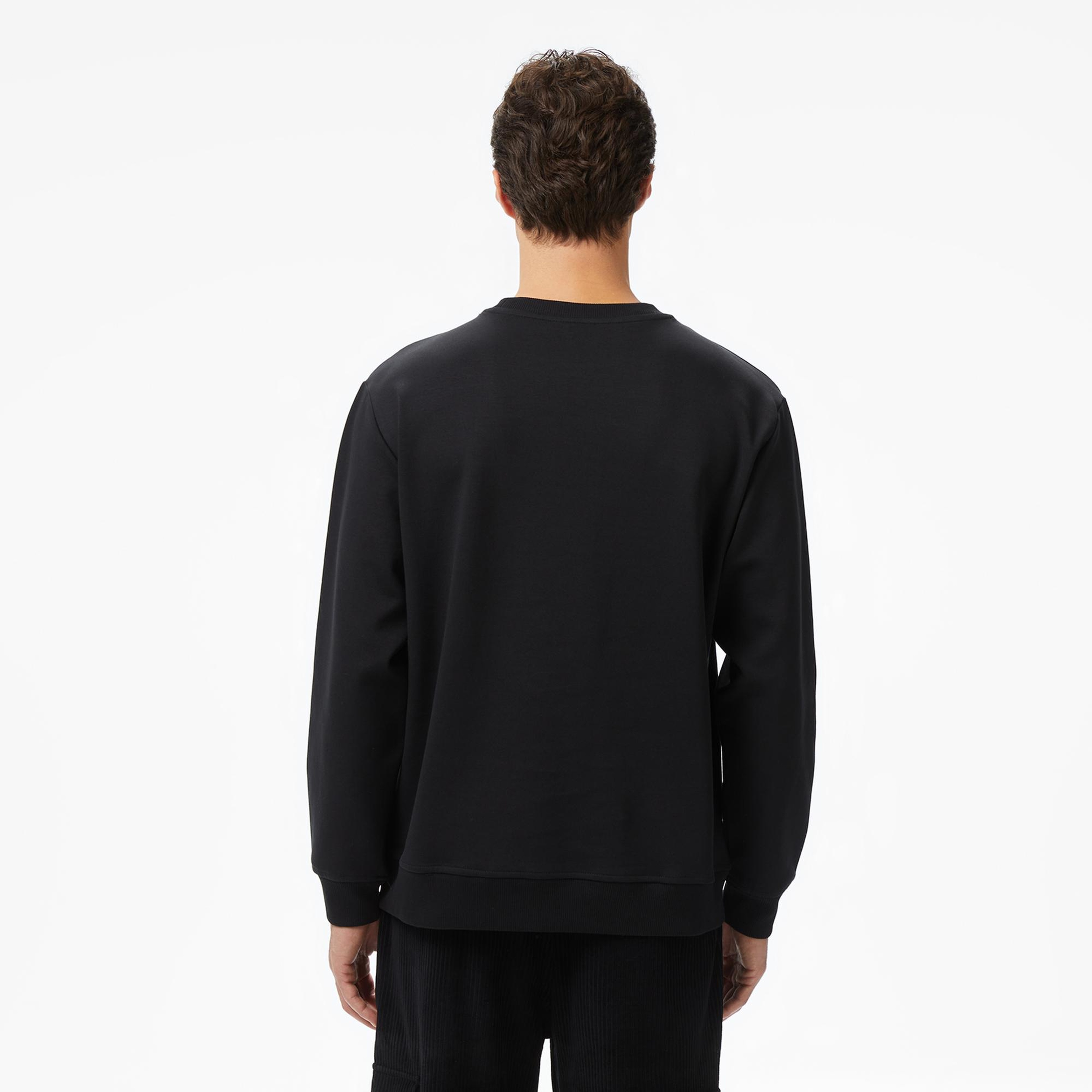 UNITED4 Erkek Siyah Sweatshirt
