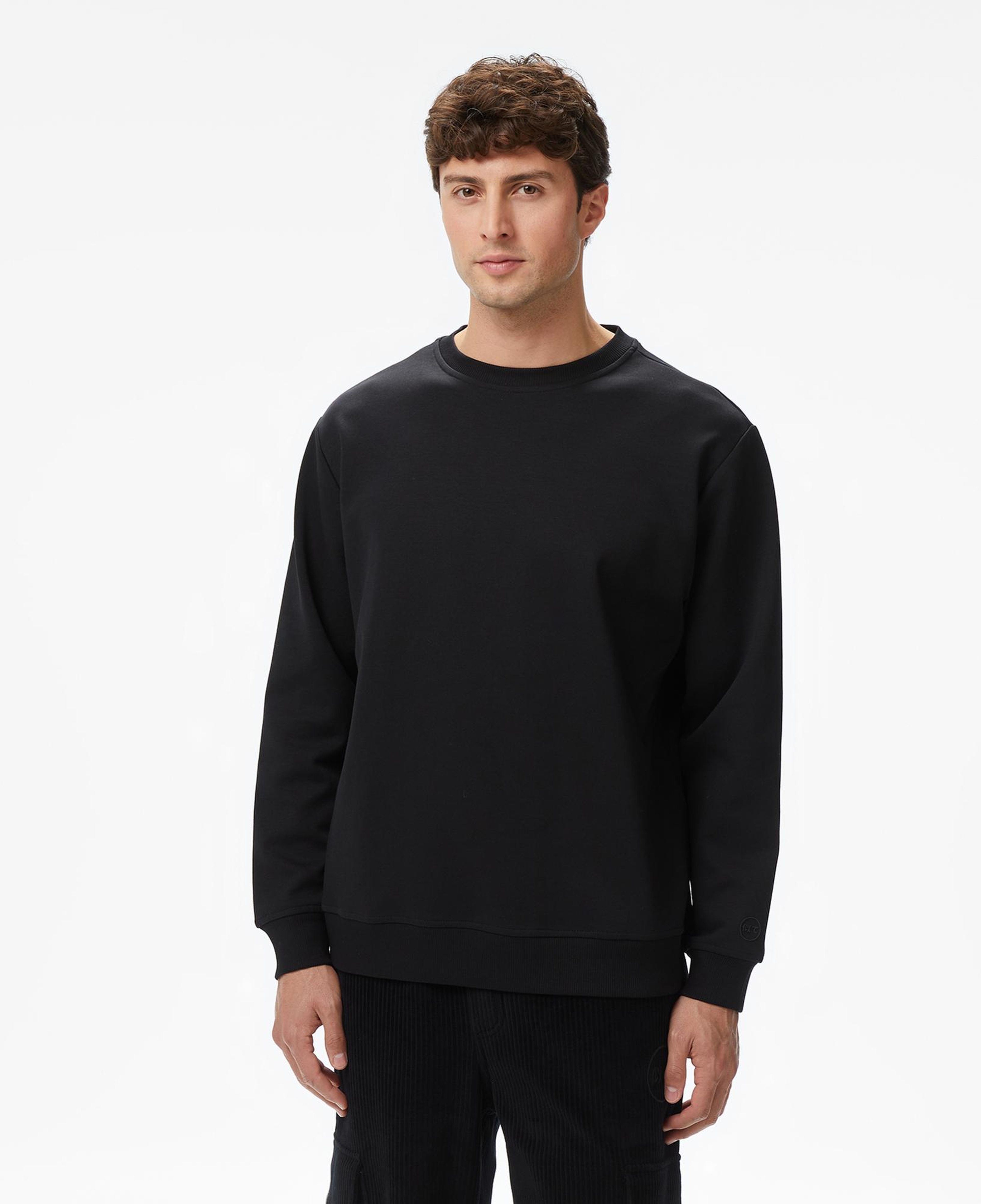 UNITED4 Erkek Siyah Sweatshirt