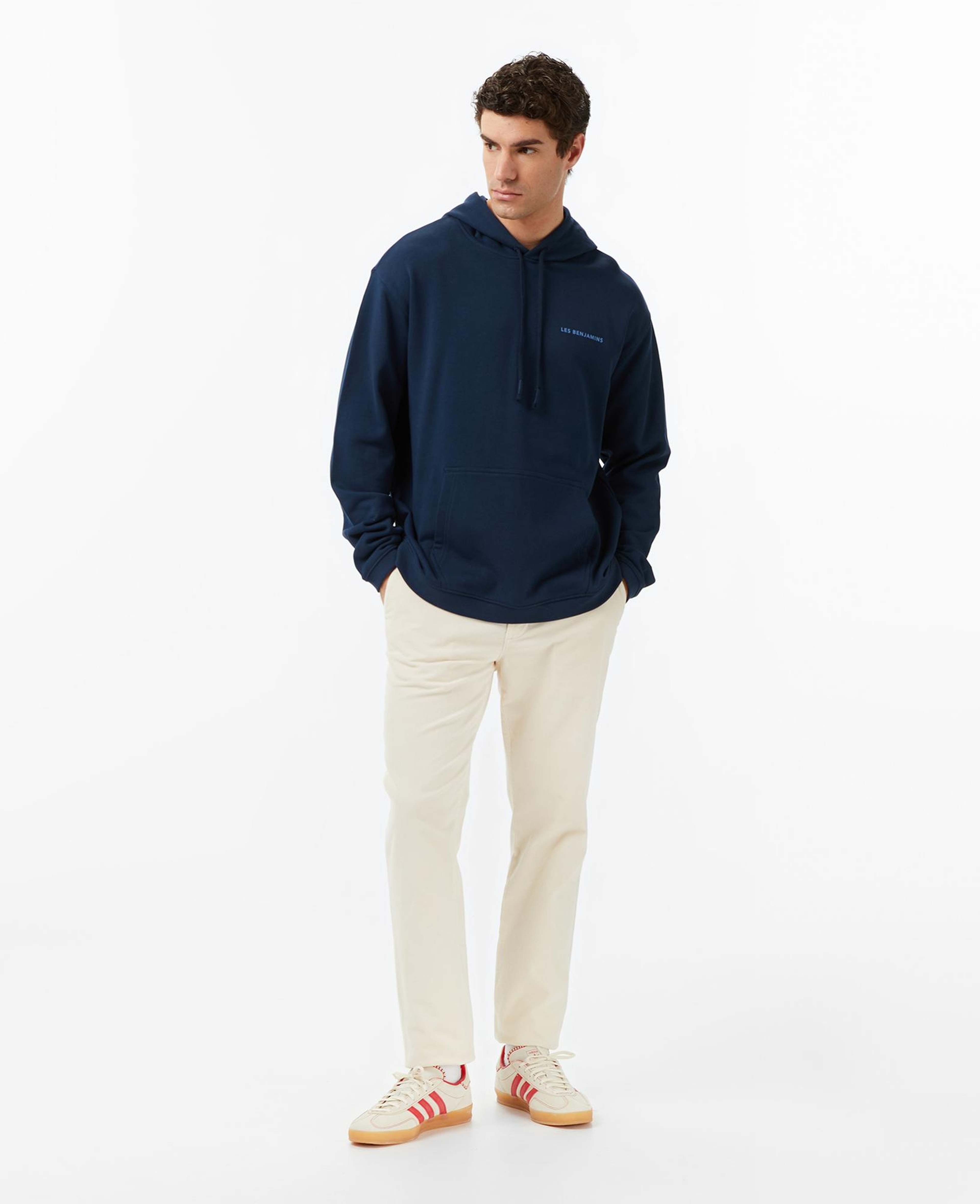 Les Benjamins Erkek Mavi Sweatshirt