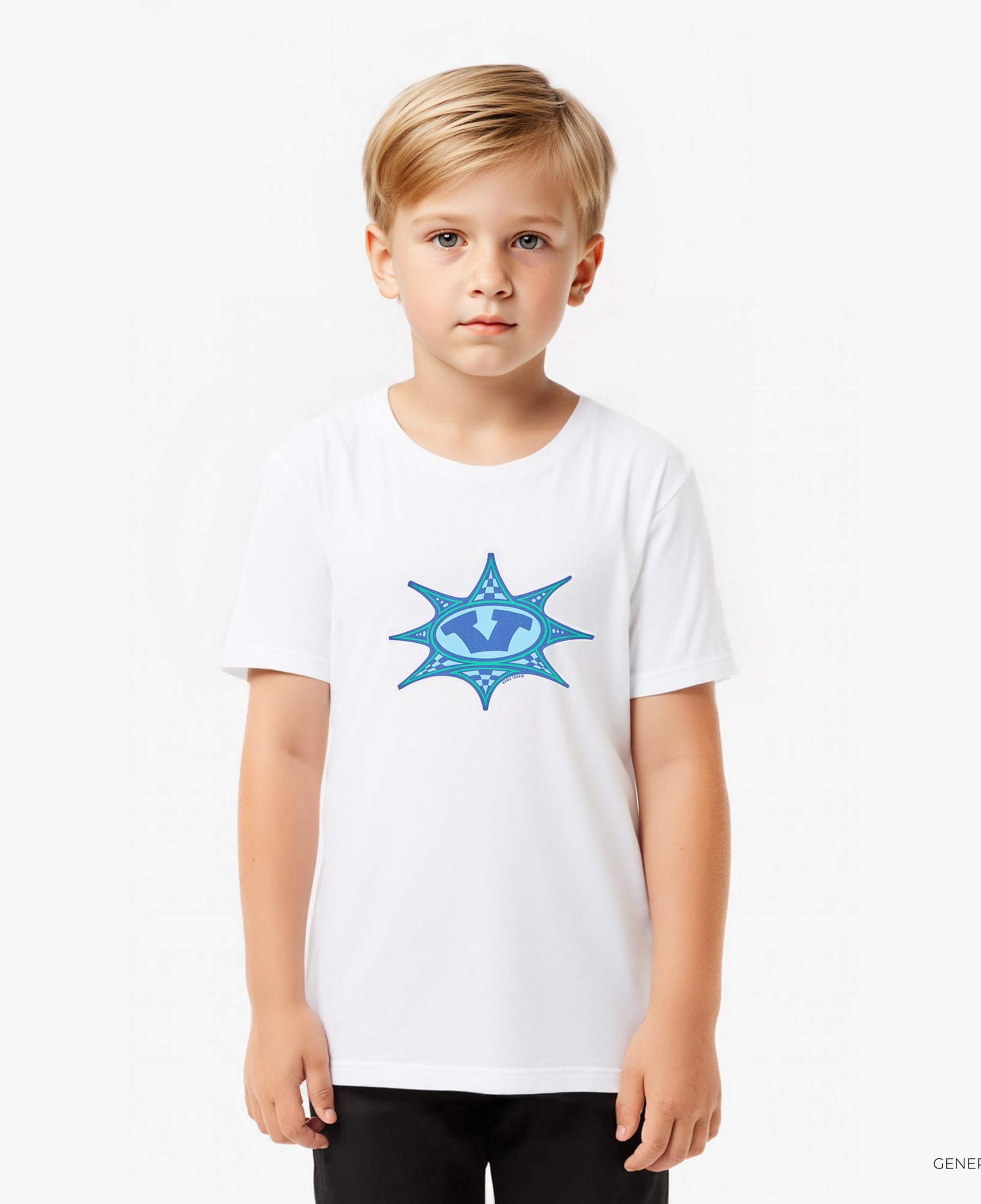 Vans Star Checker Ss Çocuk Beyaz T-Shirt