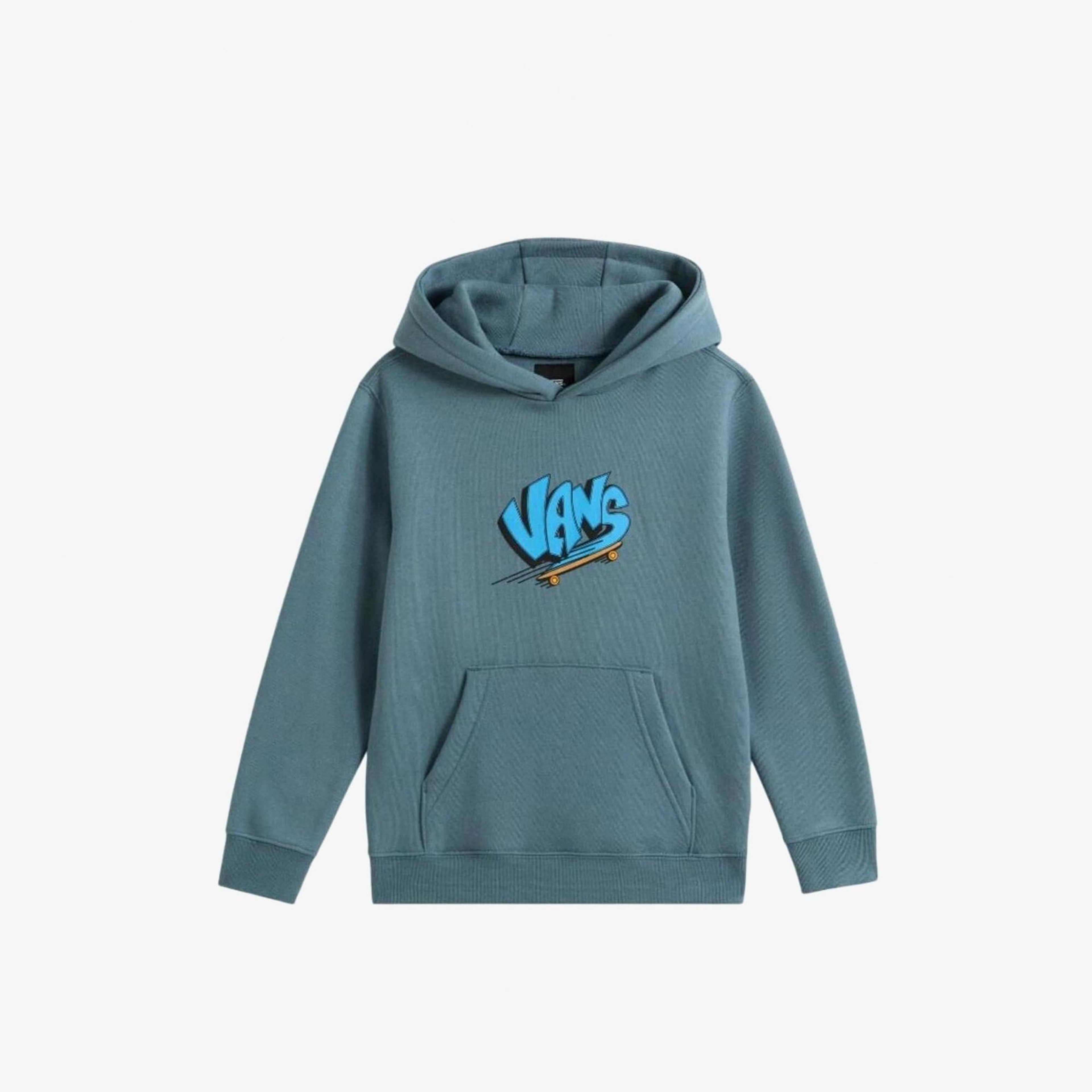 Vans Sk8 Pullover Çocuk Gri Sweatshirt