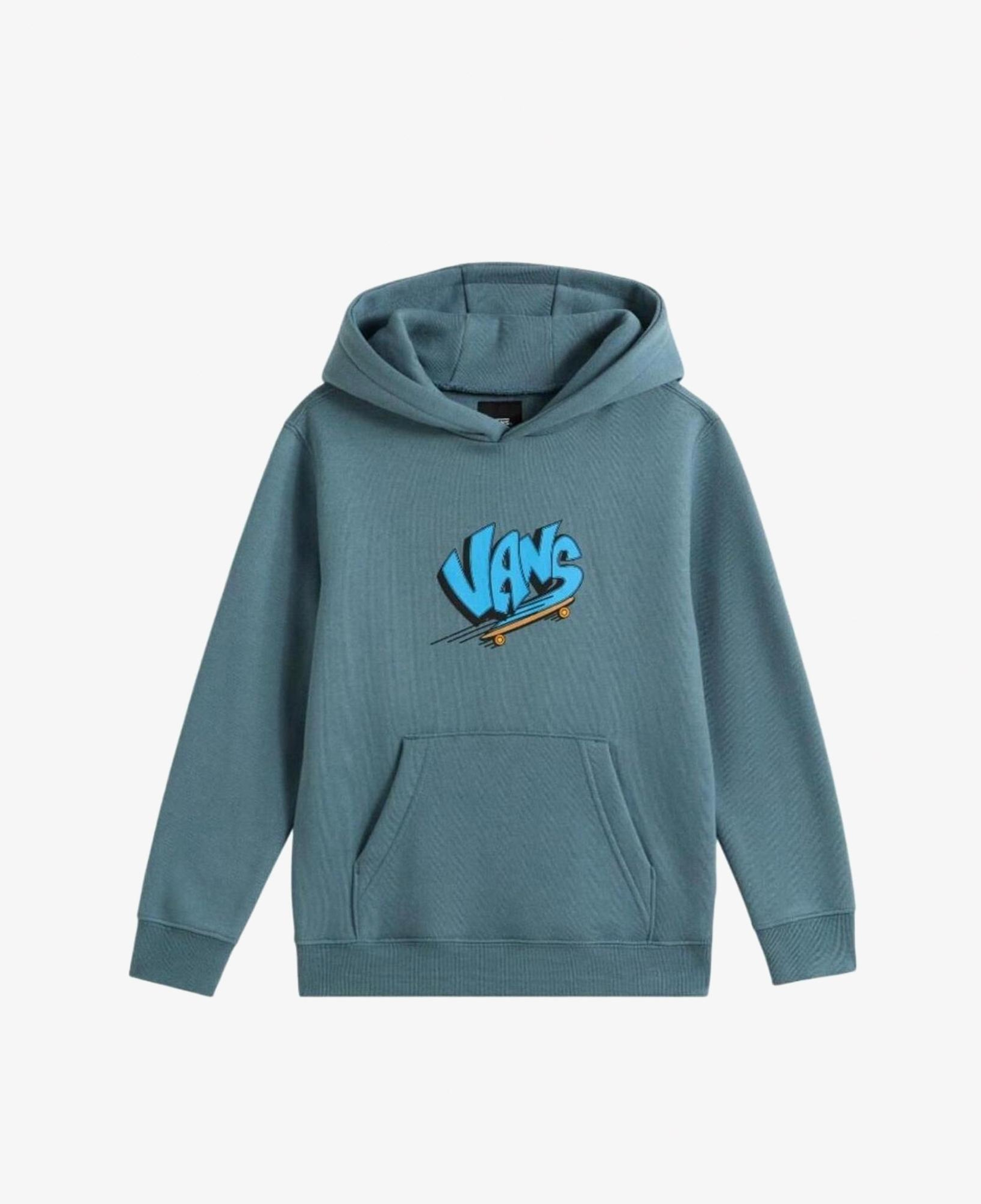 Vans Sk8 Pullover Çocuk Gri Sweatshirt