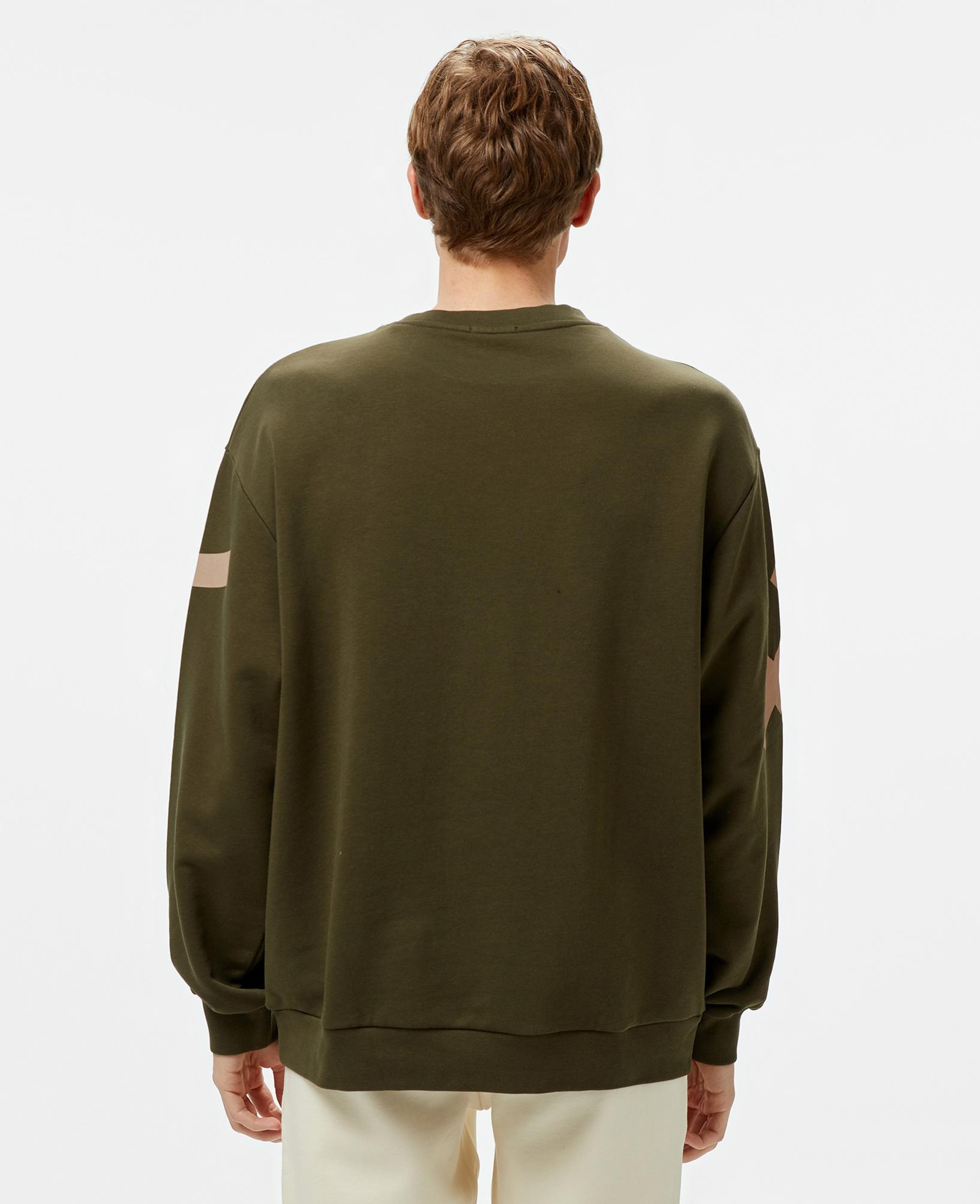 The Stay Line Hanku Logolu Erkek Haki Sweatshirt