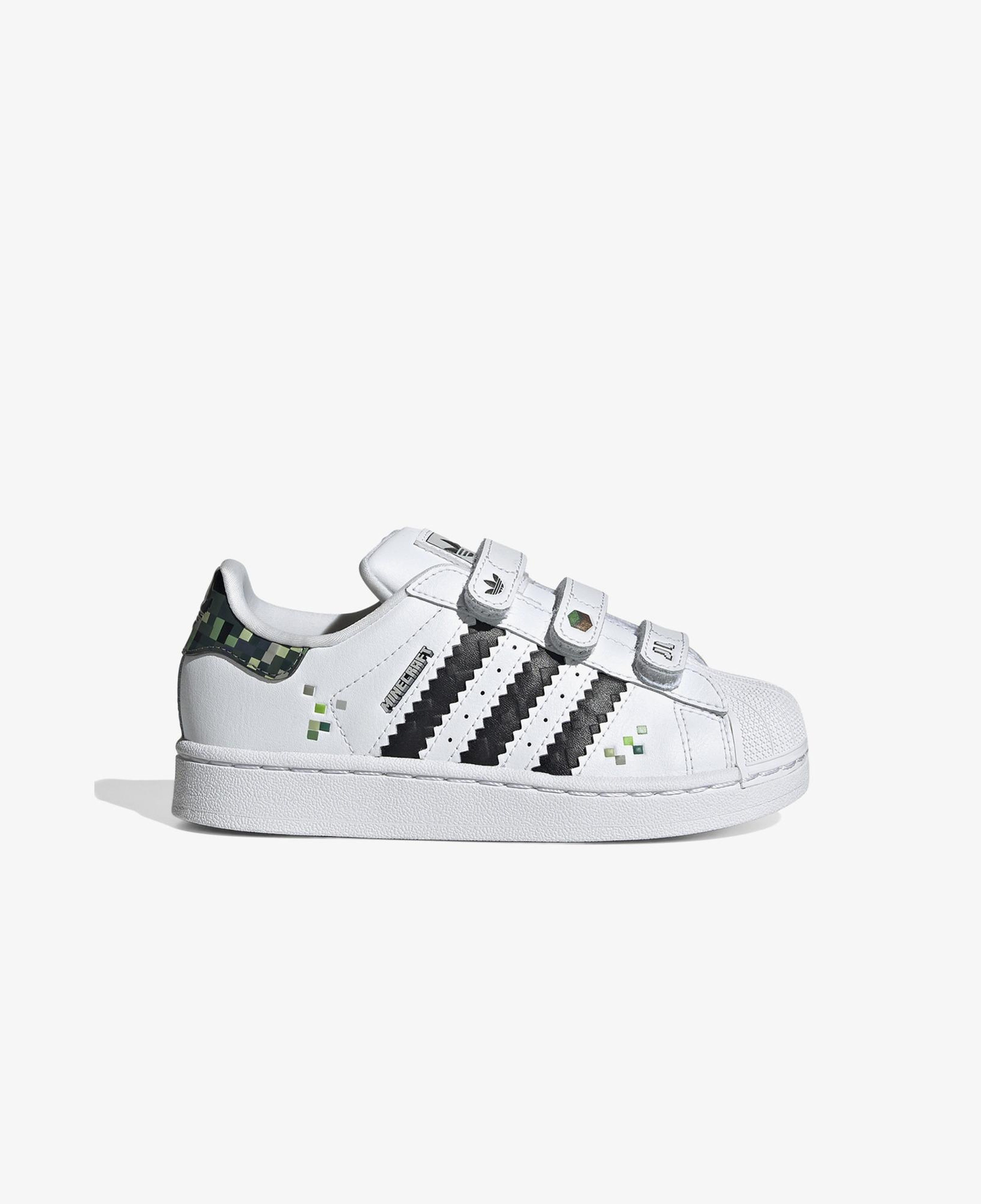 adidas Originals Superstar II X Minecraft Beyaz Çocuk Spor Ayakkabı