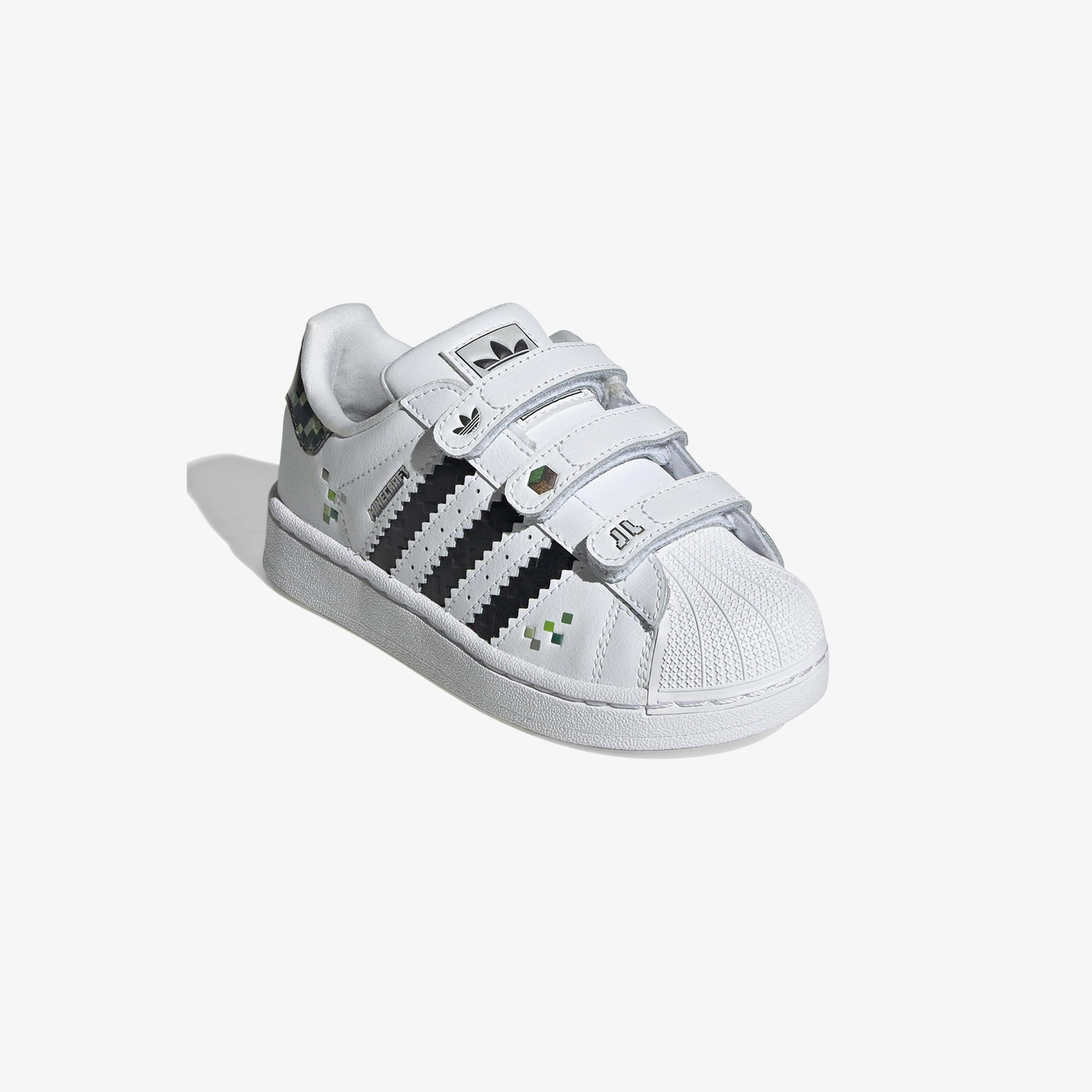 adidas Originals Superstar II X Minecraft Beyaz Çocuk Spor Ayakkabı