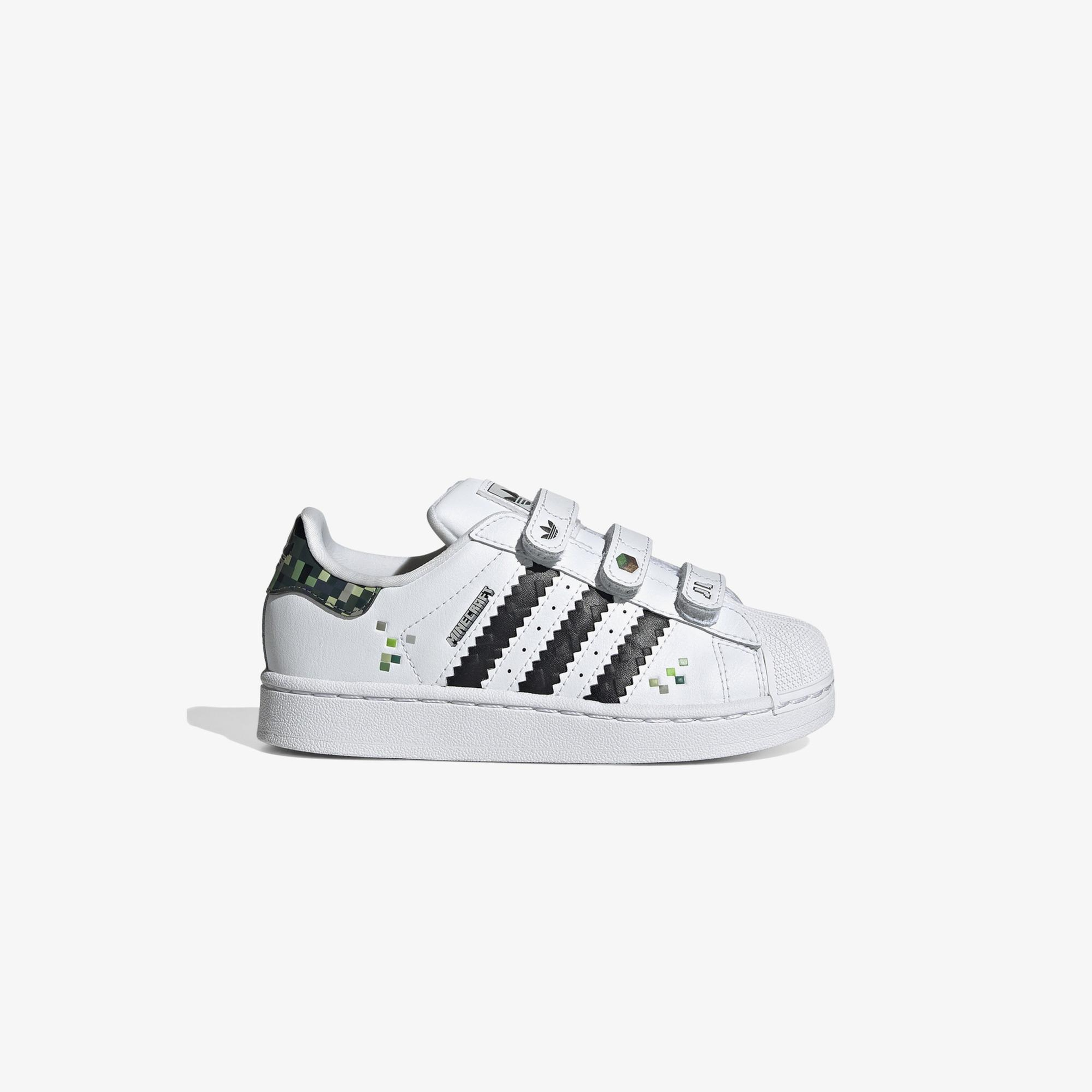 adidas Originals Superstar II X Minecraft Beyaz Çocuk Spor Ayakkabı