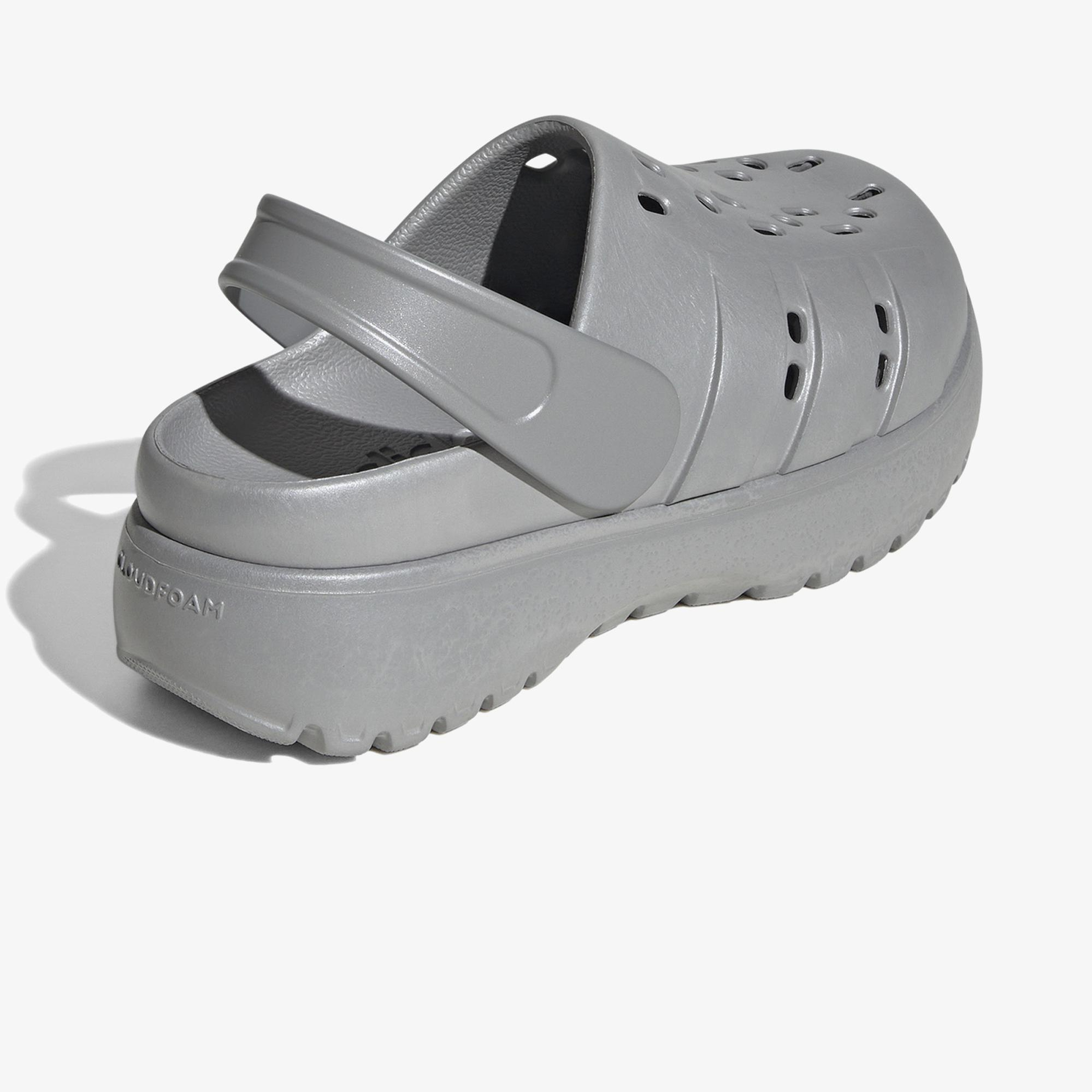 adidas AdıletteClogPlatform Gri Unisex Sandalet