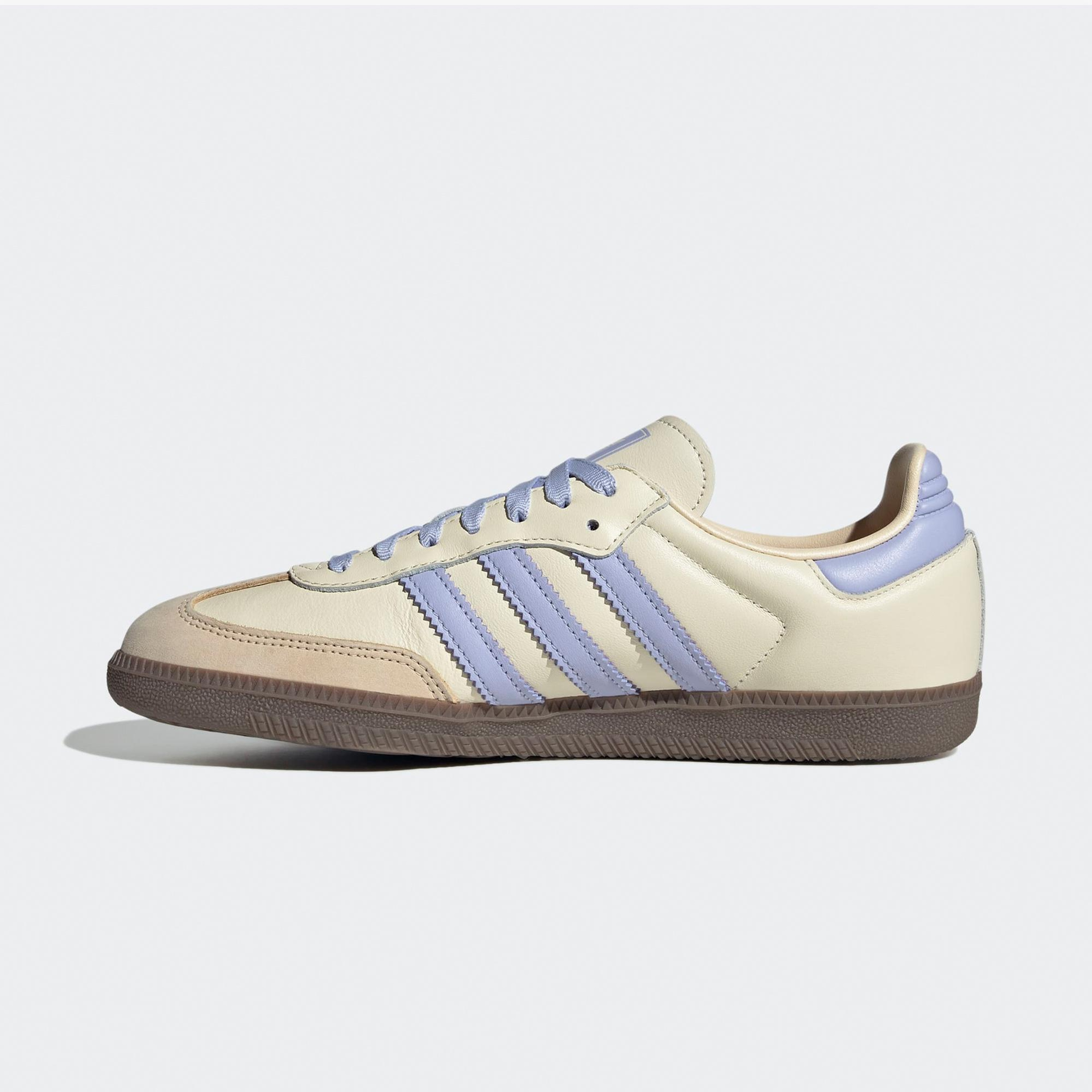 adidas Samba OG Unisex Krem/Lila Spor Ayakkabı