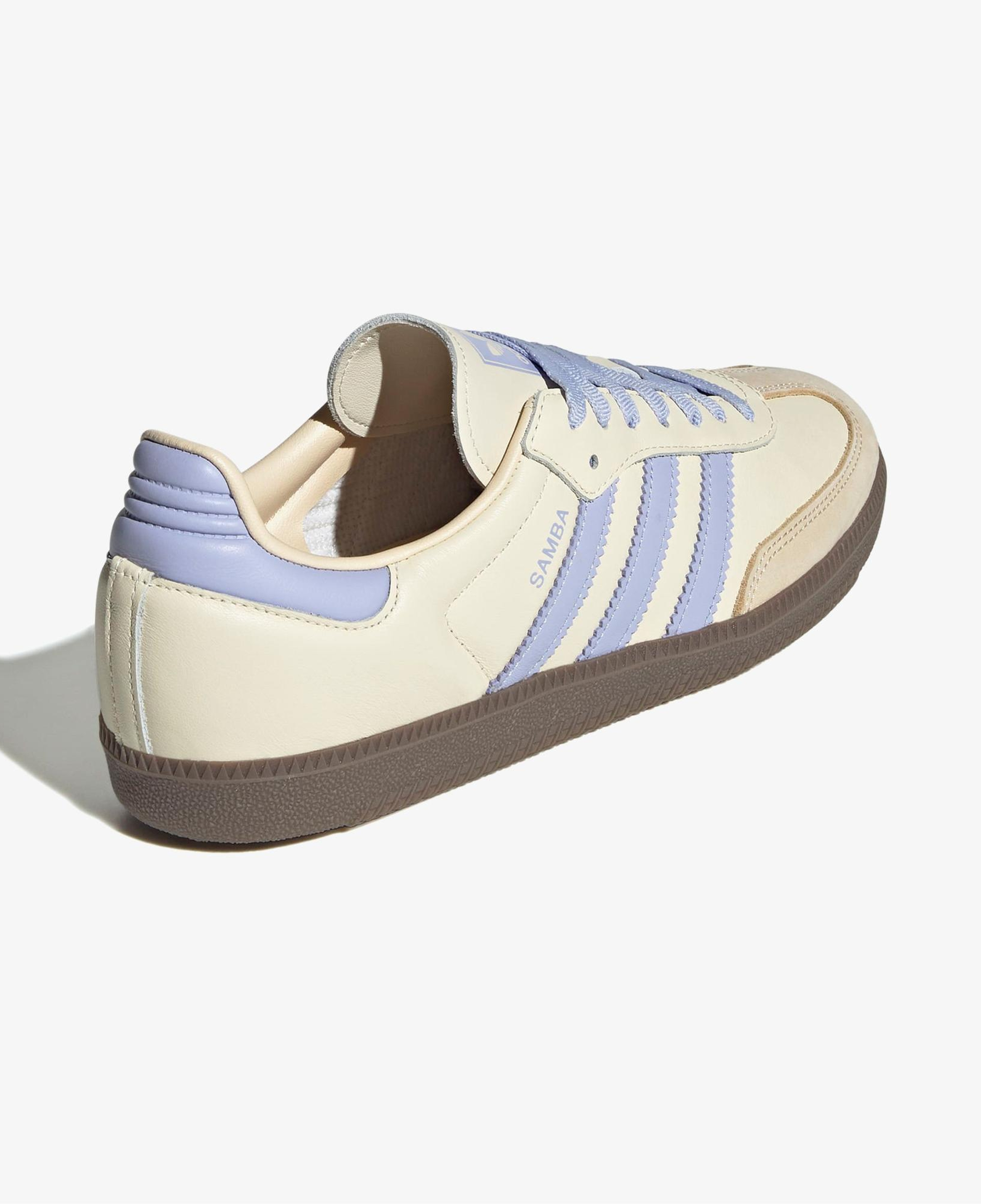 adidas Samba OG Unisex Krem/Lila Spor Ayakkabı