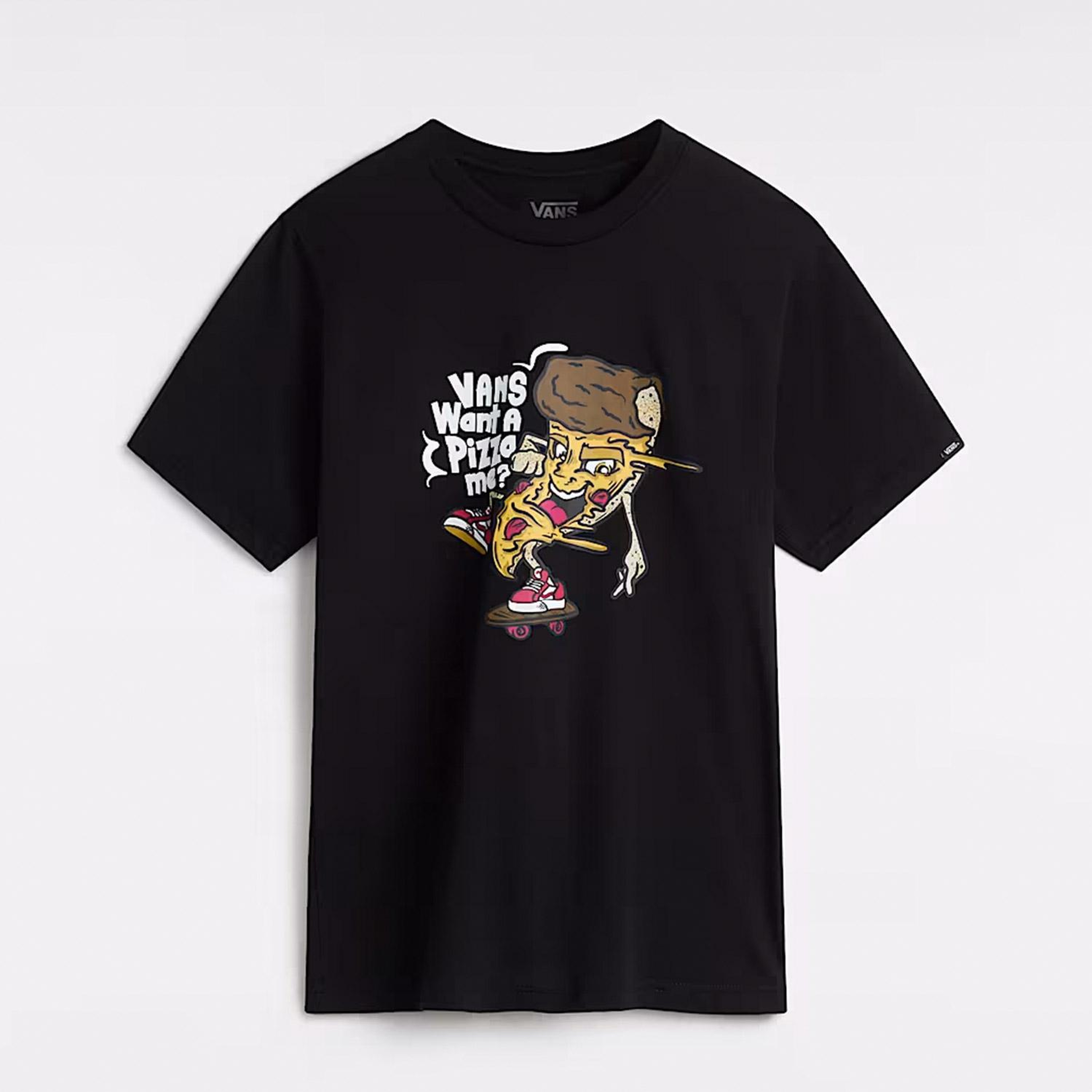 Vans Pizza Me Ss Çocuk Siyah T-Shirt