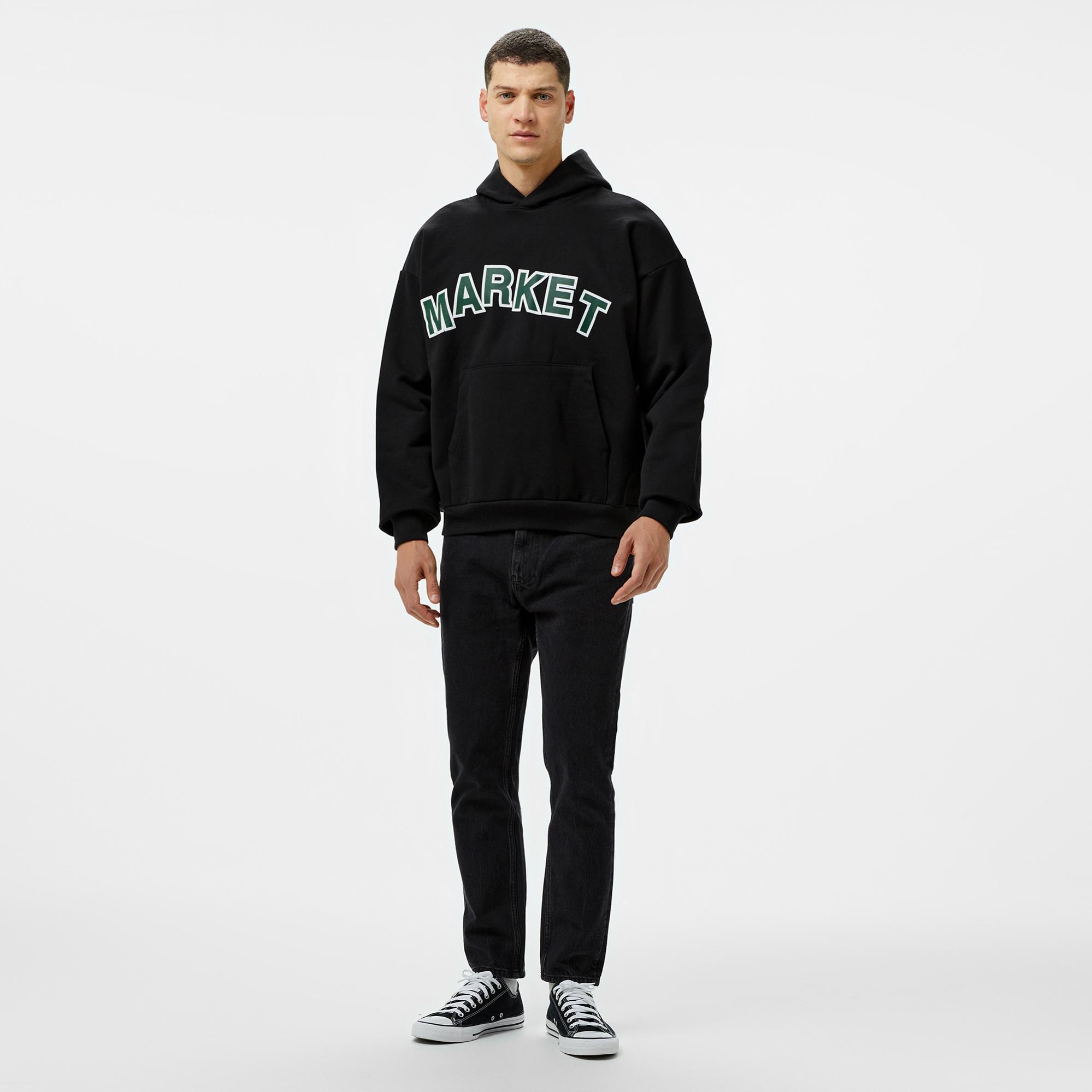 Market Expansion Pack  Erkek Siyah Hoodie