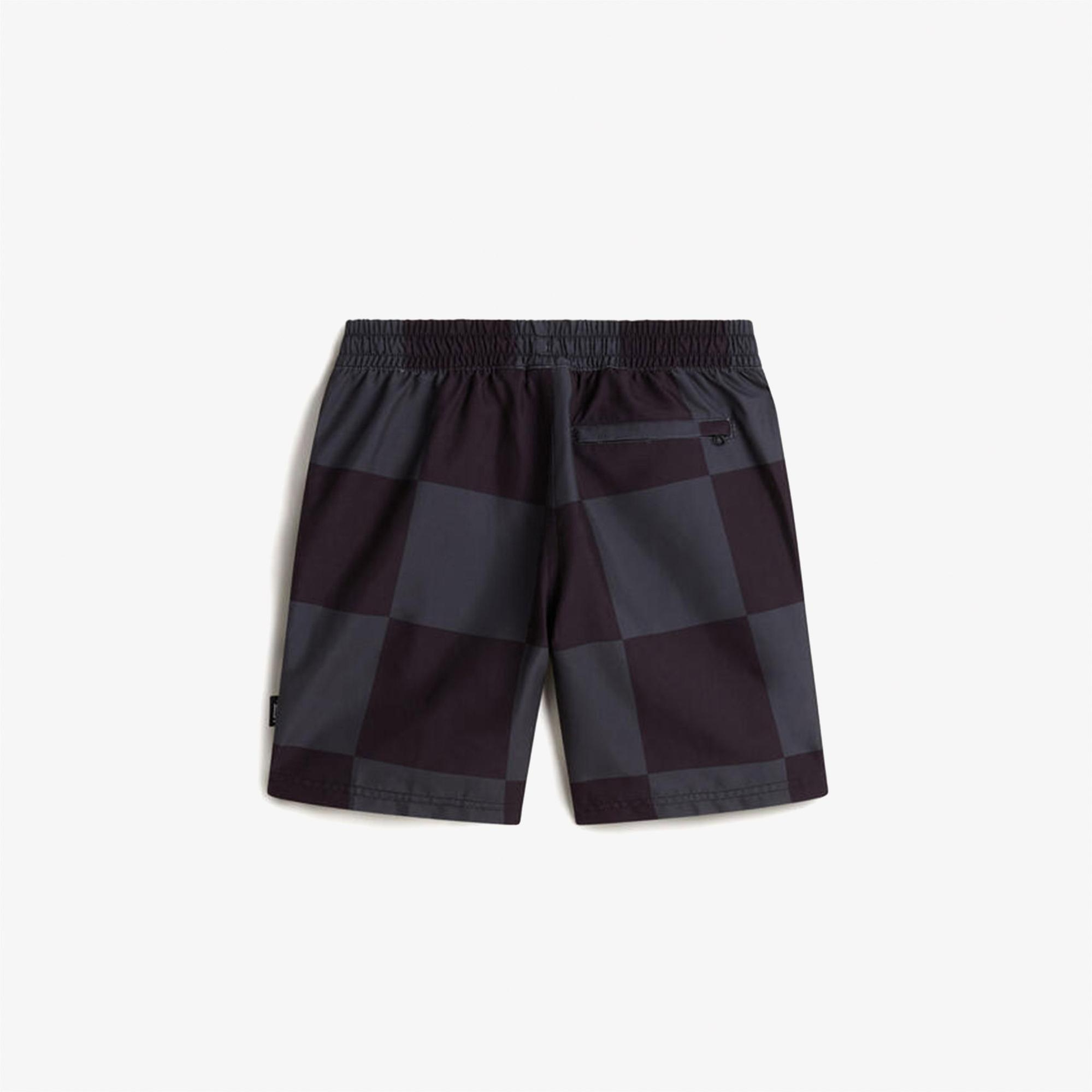 Vans Primary Checkerboard Çocuk Siyah Deniz Şortu