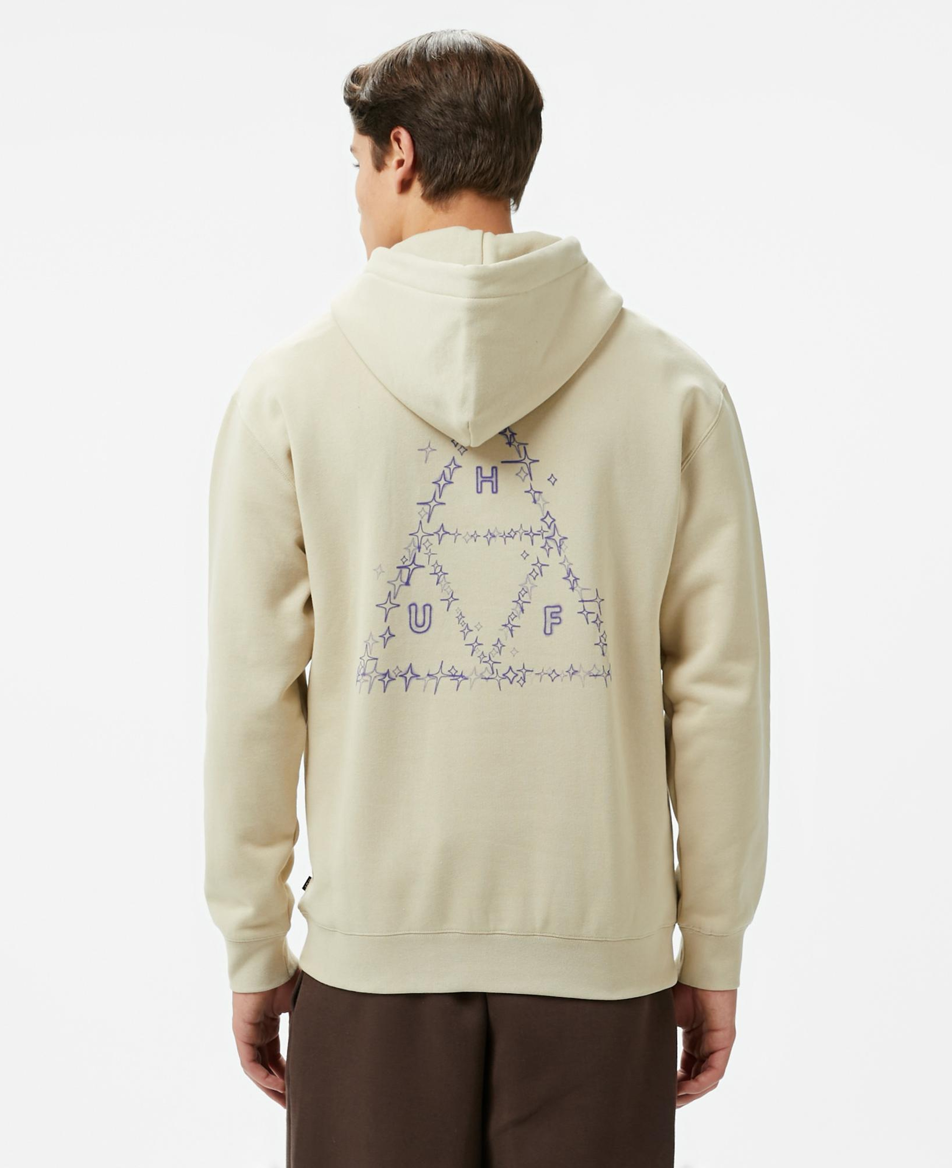 HUF Gleam P/O Erkek Bej Hoodie