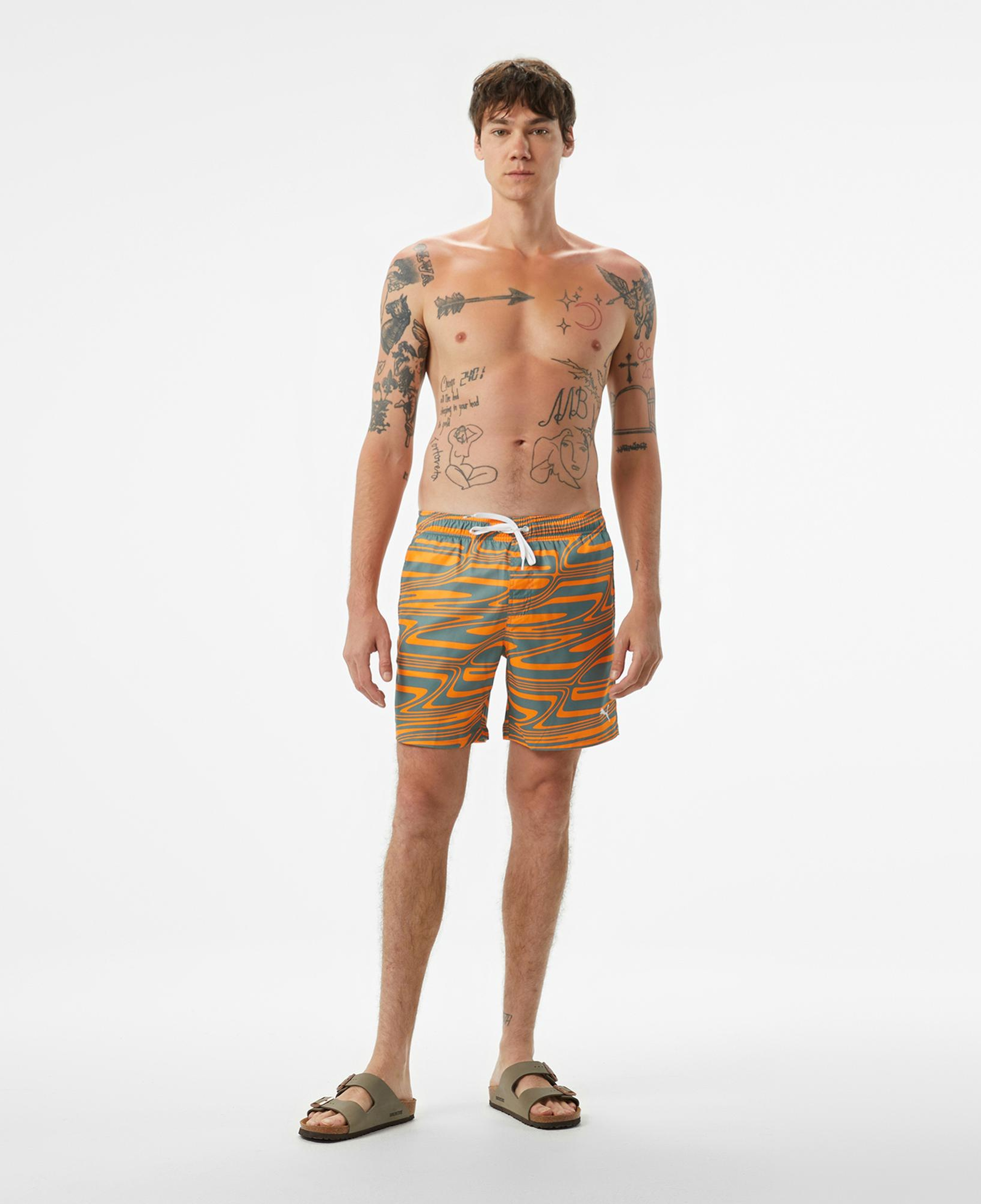 Puma Formstrip Mid Erkek Turuncu Şort