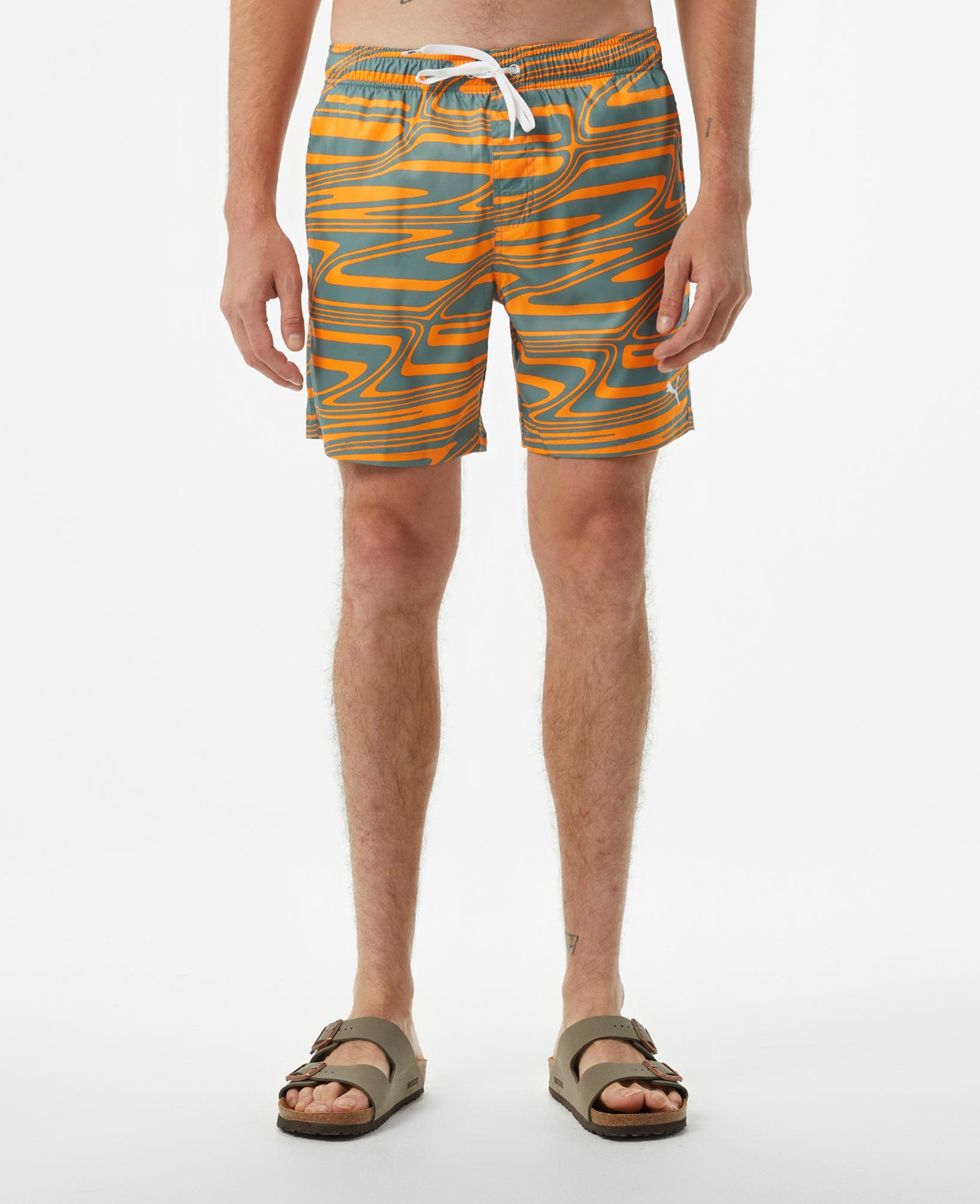 Puma Formstrip Mid Erkek Turuncu Şort