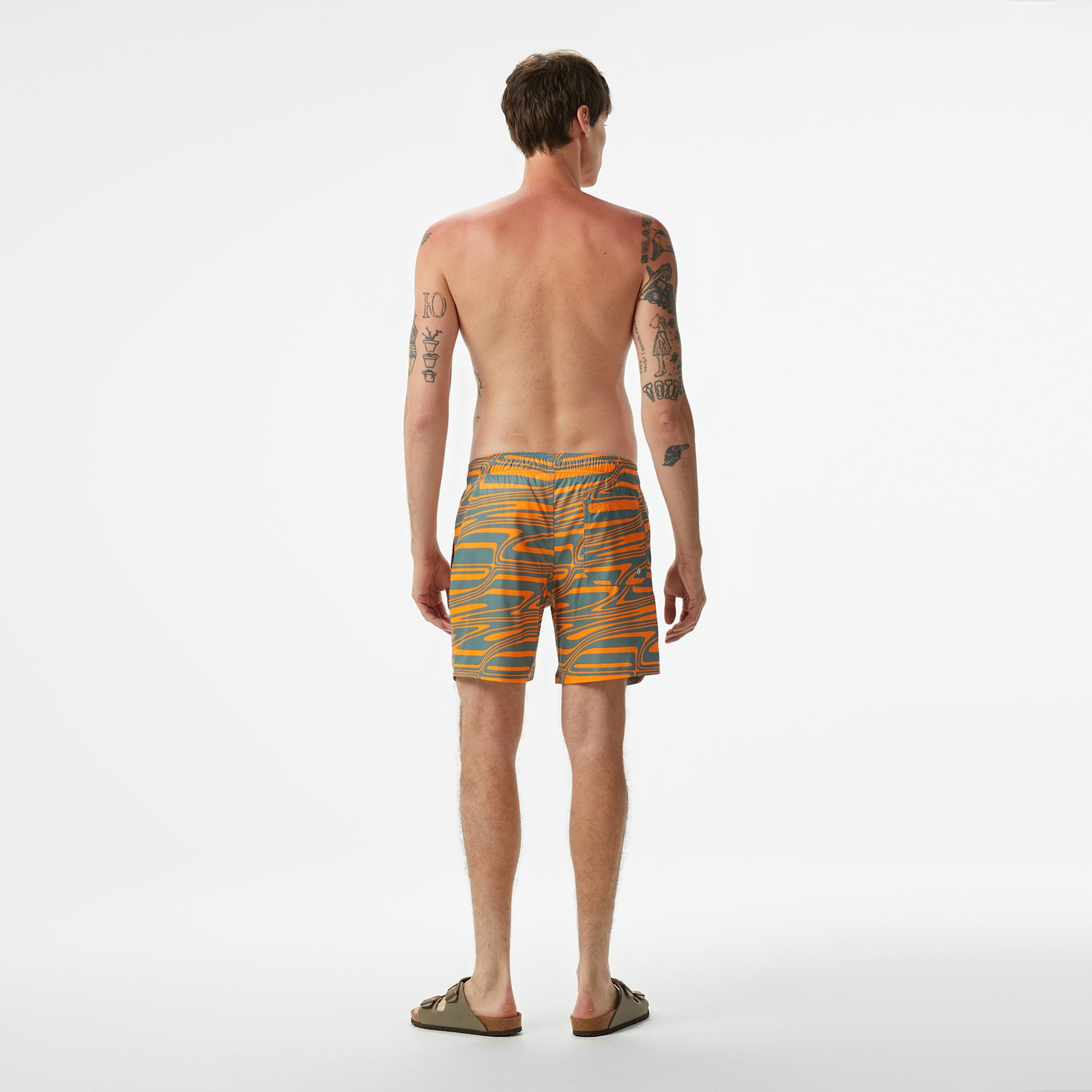 Puma Formstrip Mid Erkek Turuncu Şort