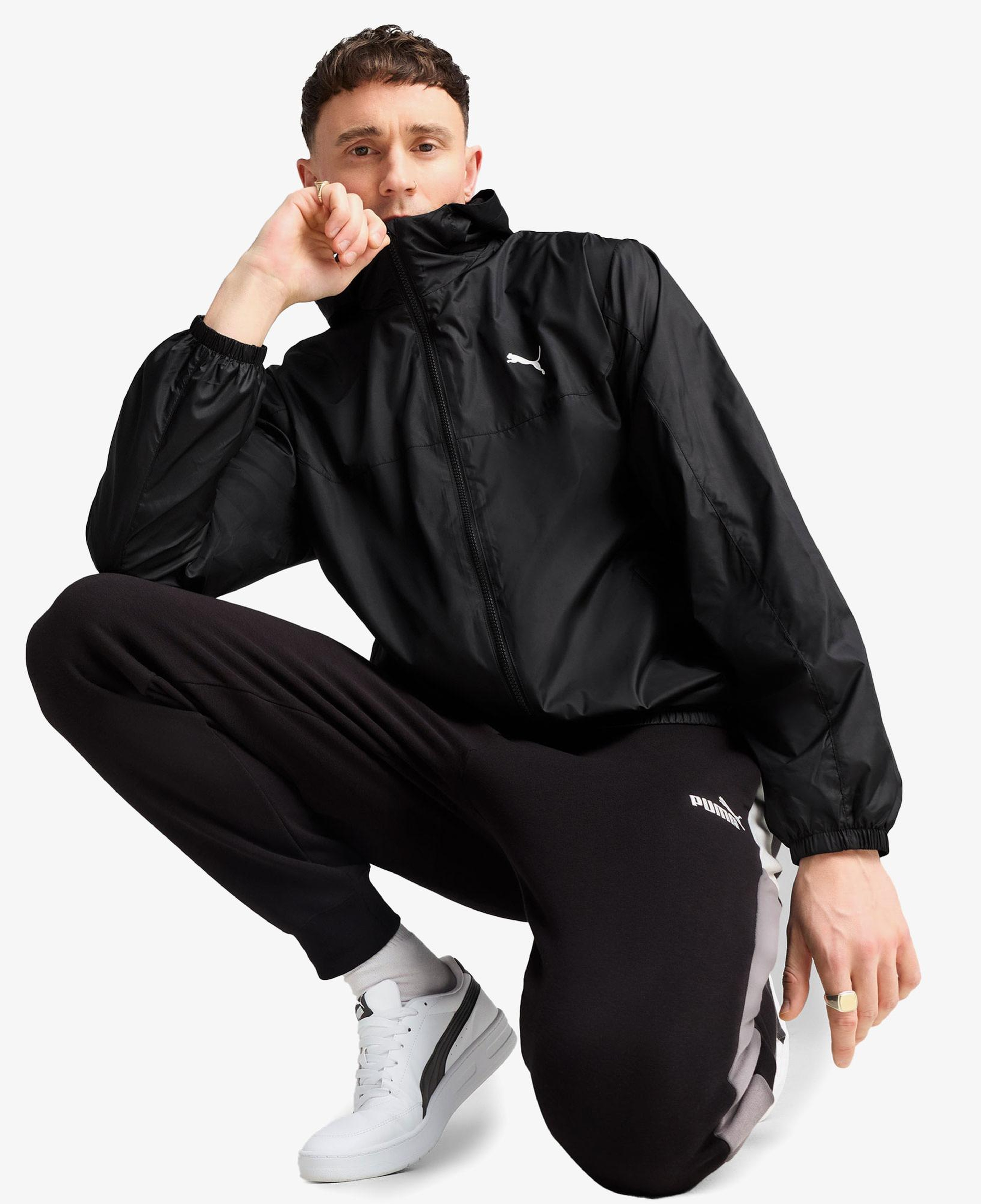 Puma Essentials Regular Windbreaker Erkek Siyah Ceket