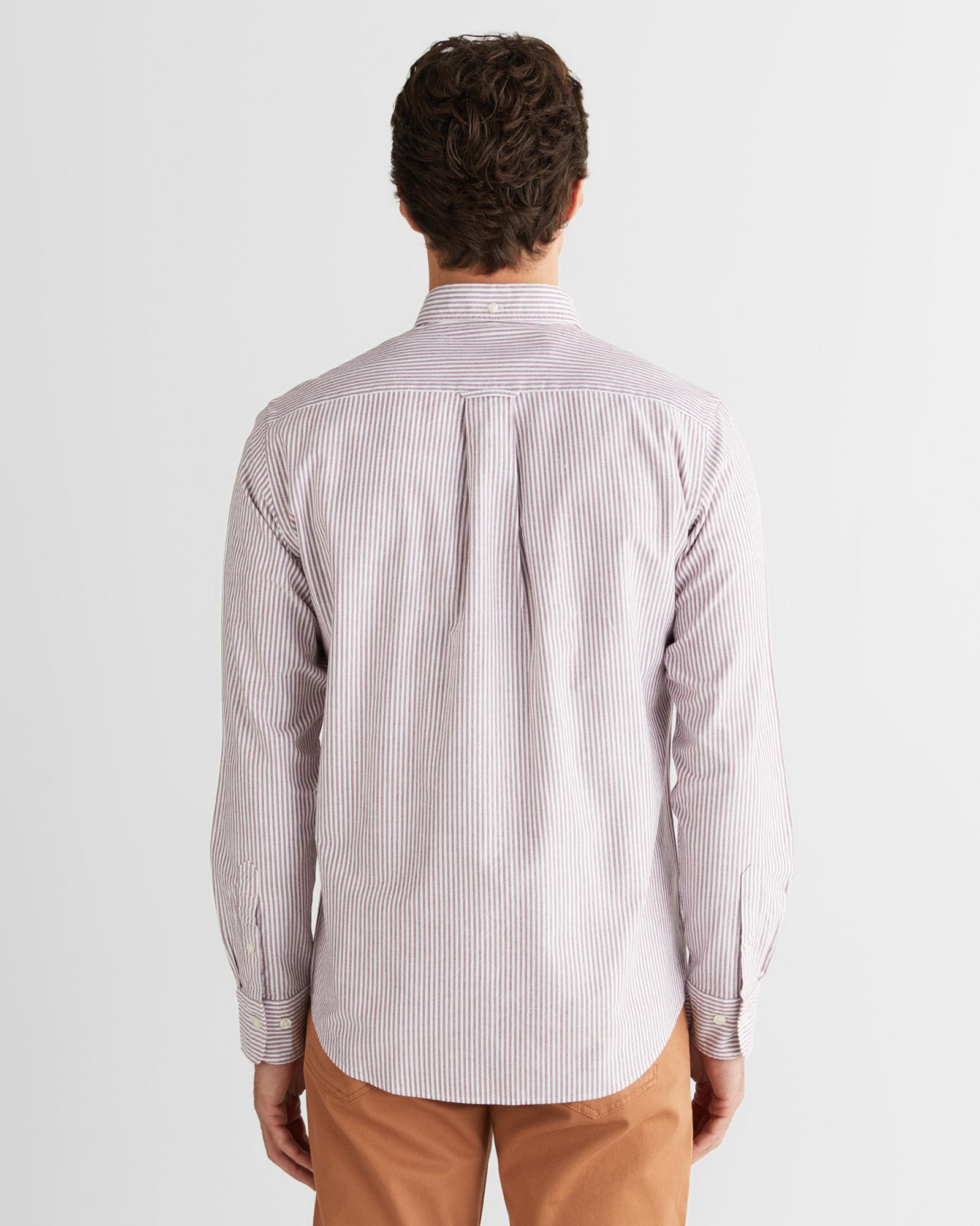 GANT Erkek Bordo Regular Fit Düğmeli Gömlek