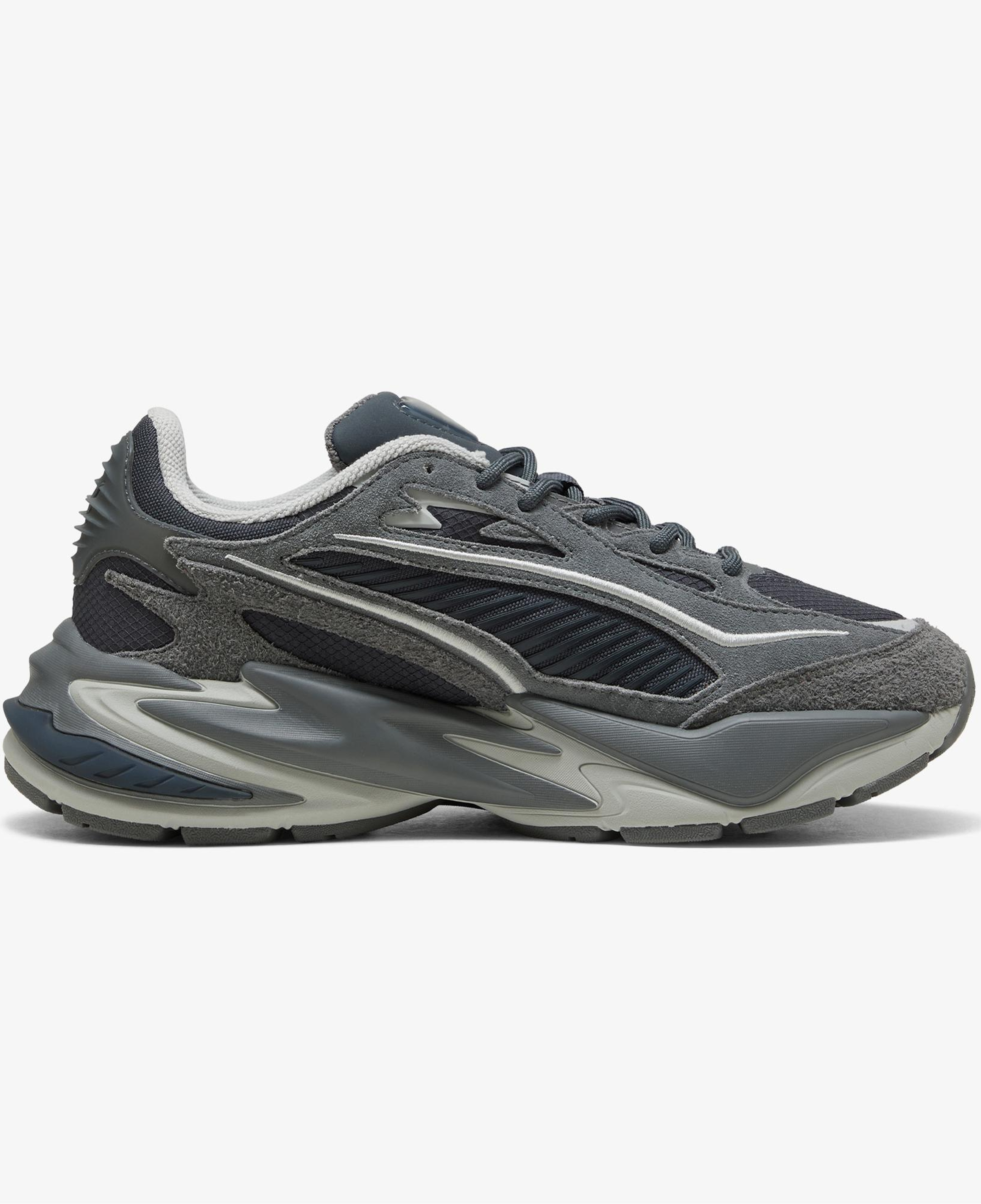 Puma Rs Surge Hairy Suede Unisex Gri Spor Ayakkabı