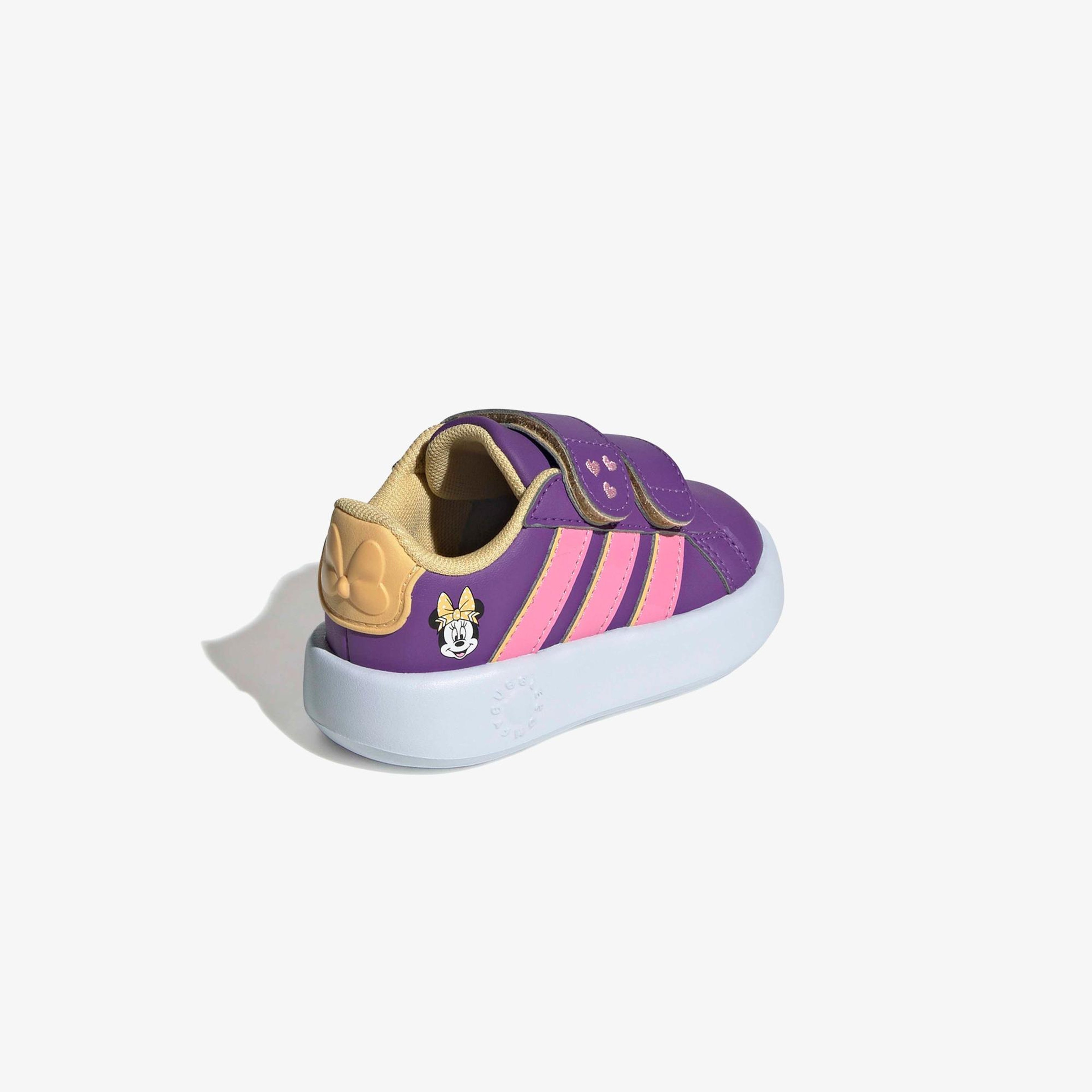 adidas Grand Court Minnie Comfort Çocuk Mor Spor Ayakkabı