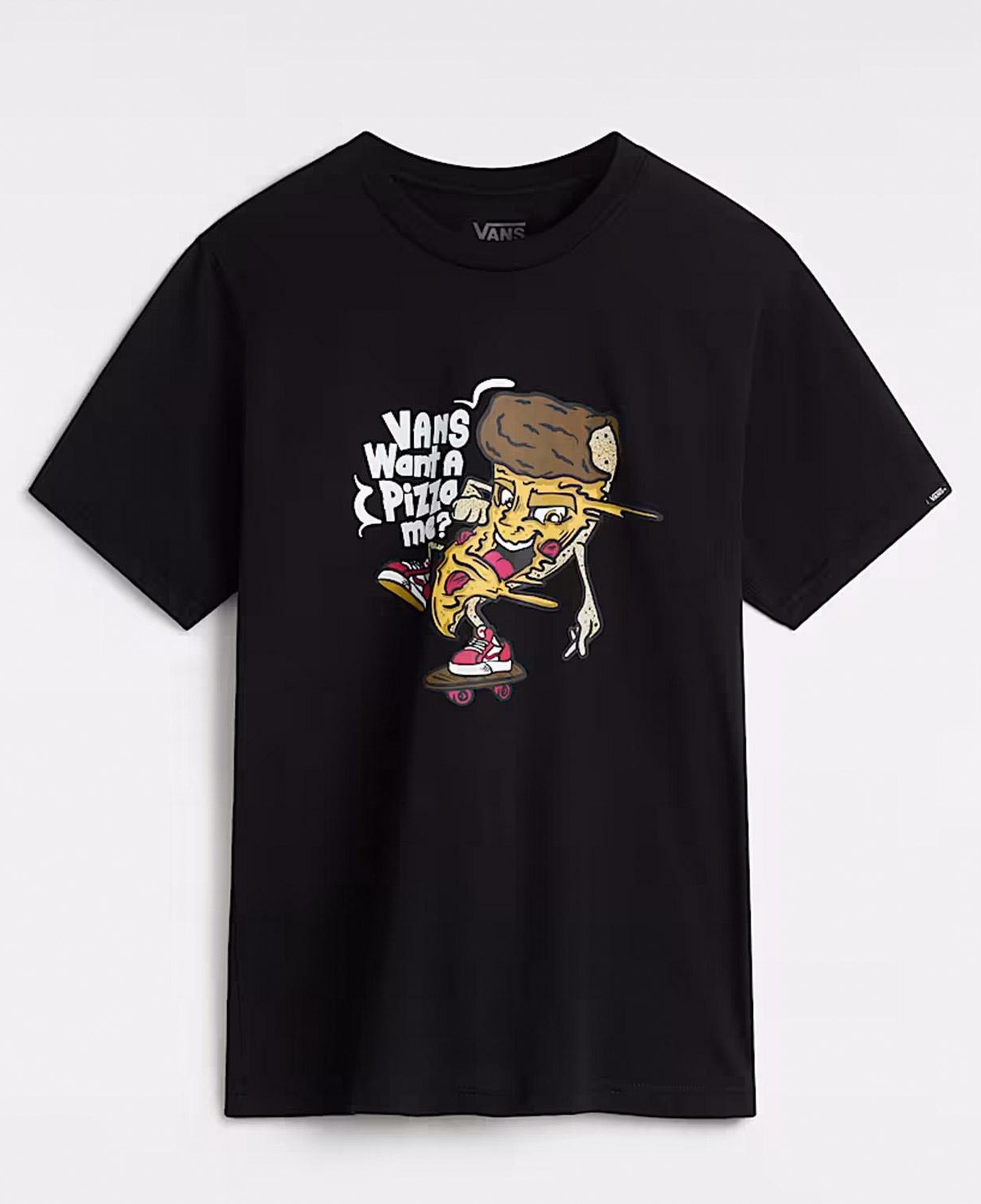 Vans Pizza Me Ss Çocuk Siyah T-Shirt