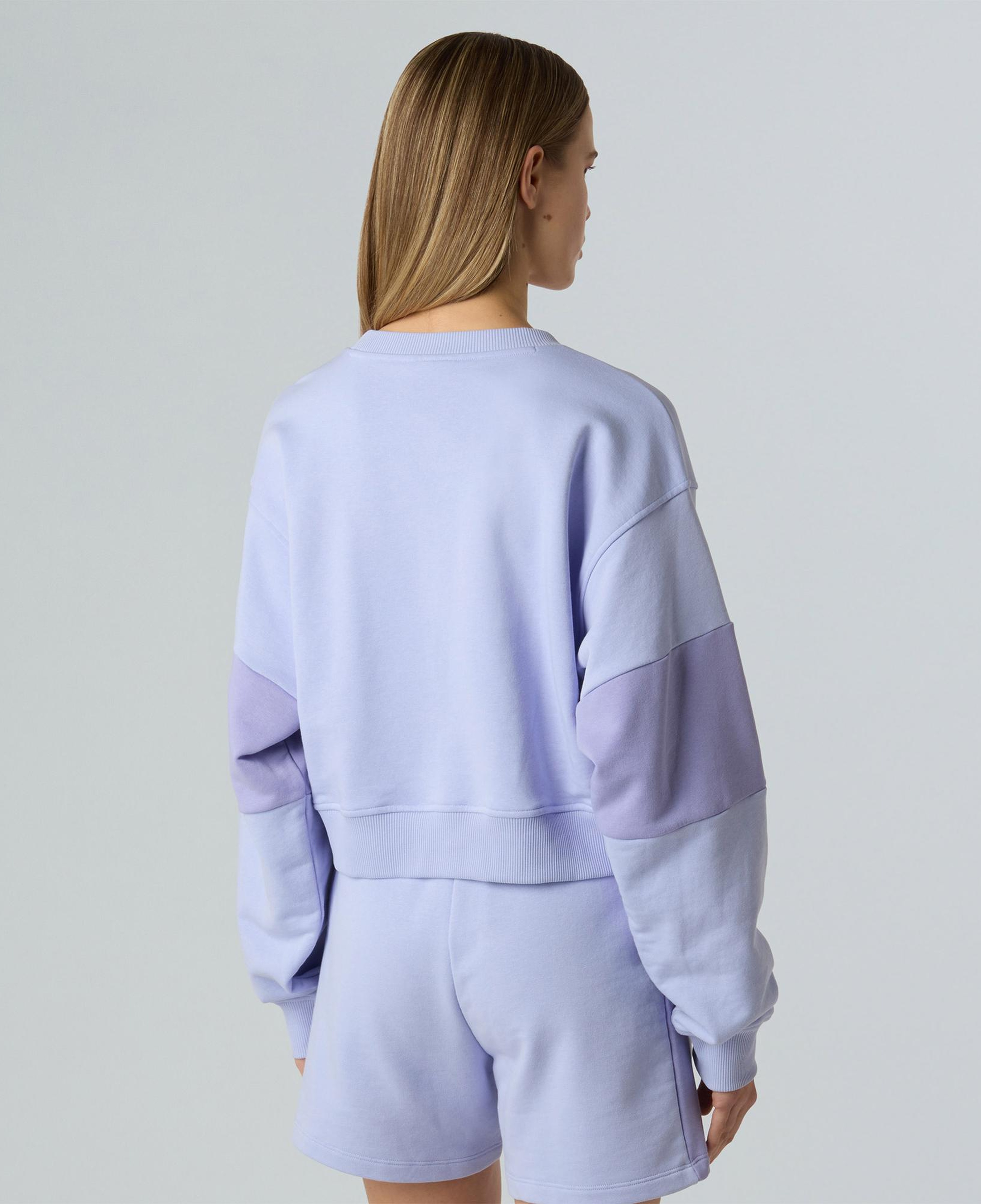 The North Face Terry Oversızed Cropped Crew Kadın Mavi Sweatshirt